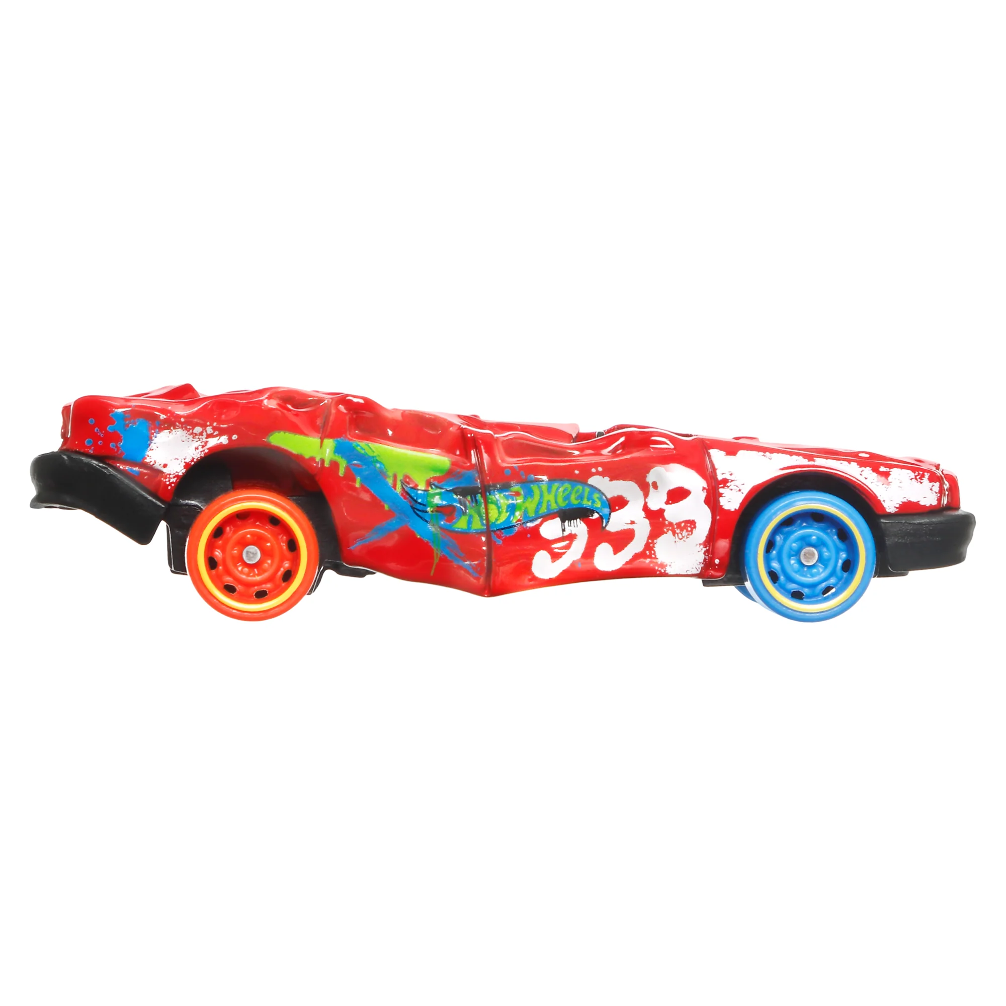 Hot Wheels Monster Trucks Veh��culo de Juguete Cami��n Night Shifter + Sudden Stop (Aplastado)