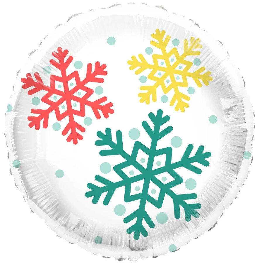 Tuftex Feelin Festive Snowflake 18in Foil Balloon