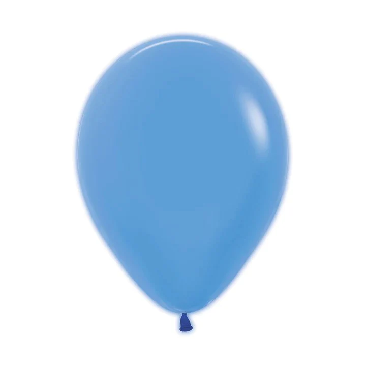 9 inch Sempertex Neon Blue Latex Balloons 50ct