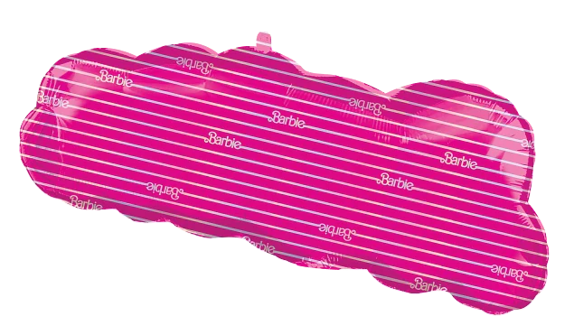 Anagram Barbie The Moviie Shaped Logo 32 inch Foil Balloon  1ct