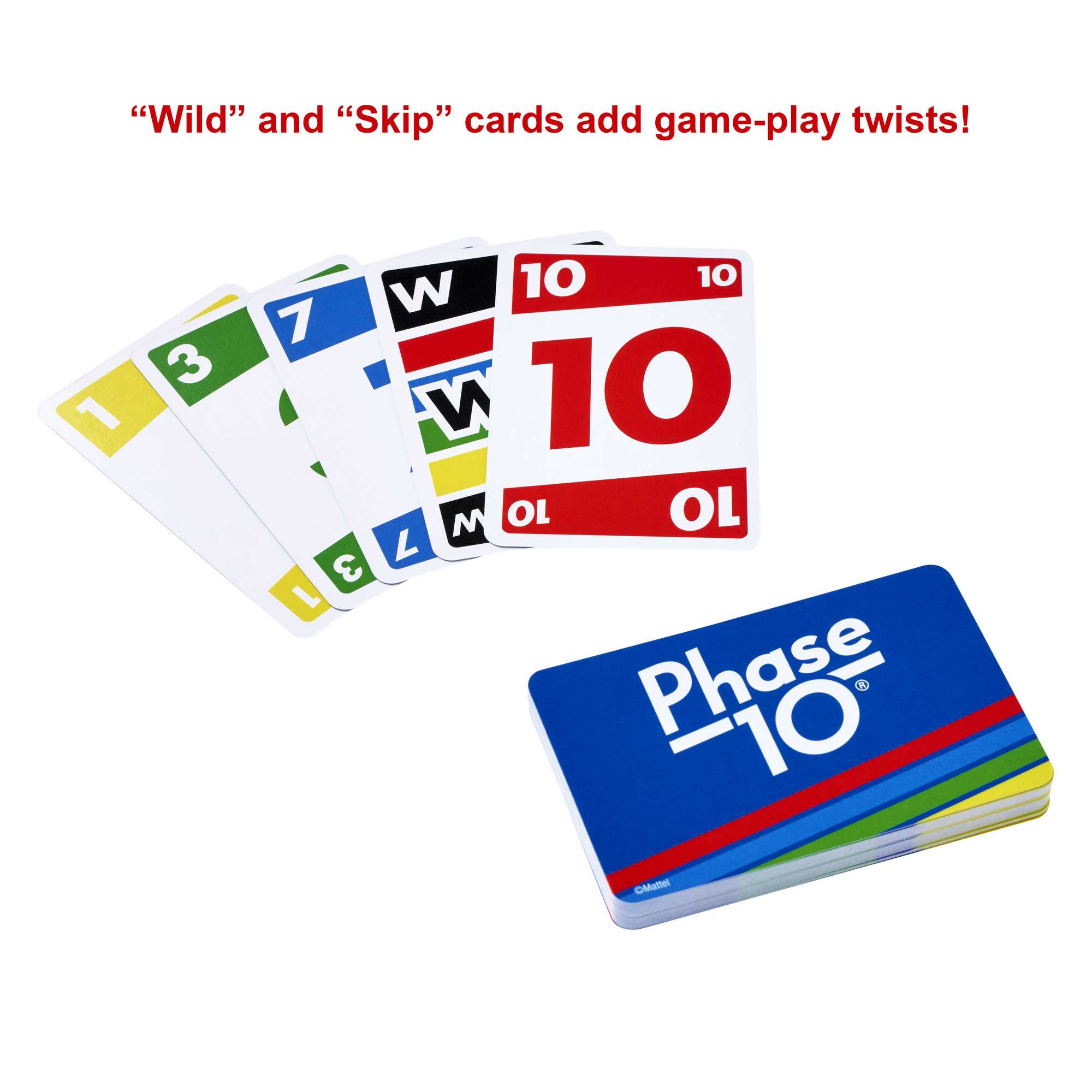Phase 10 Card Game For Families, Adults And Kids, Rummy-Style Play in A Storage Tin