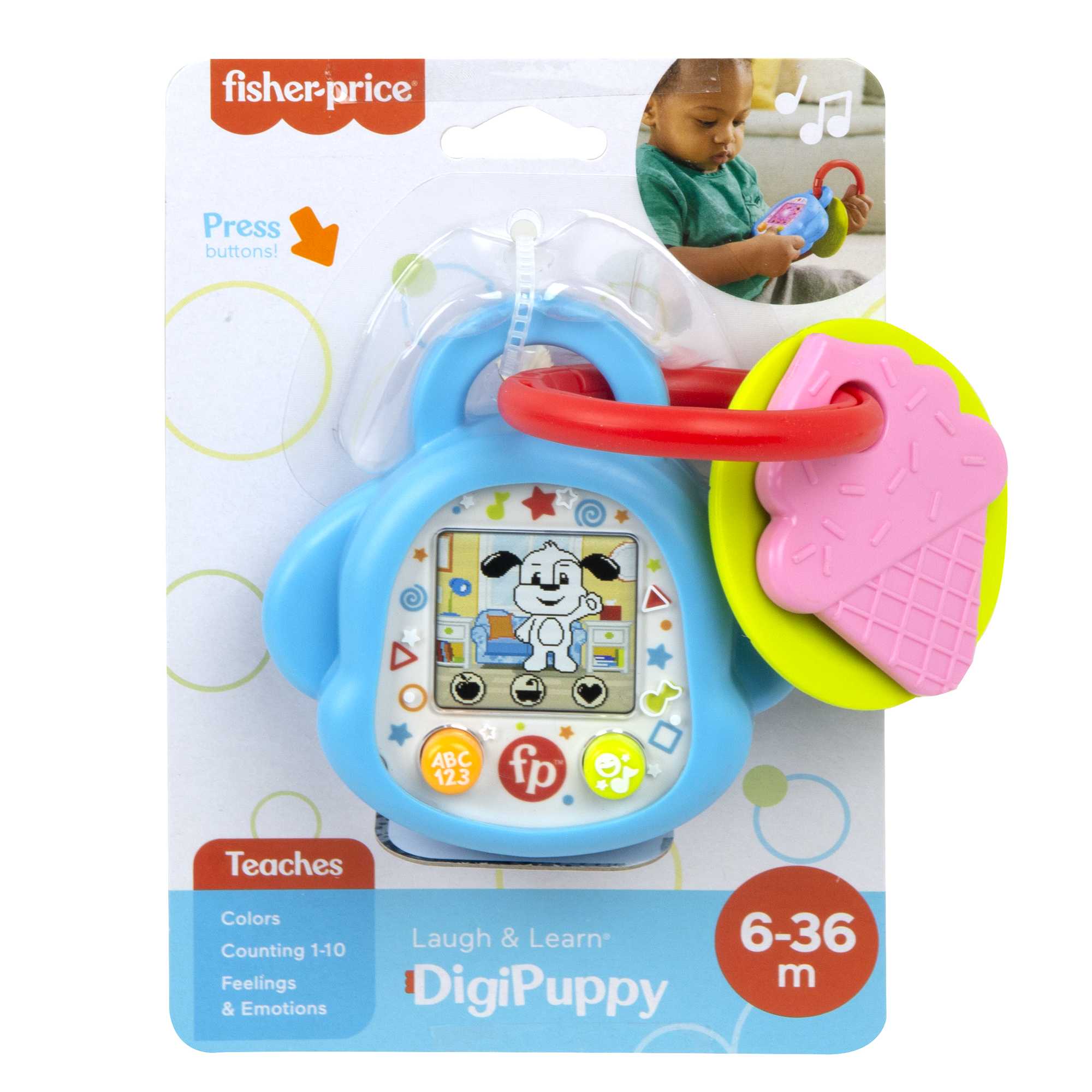Fisher-Price Laugh & Learn Digipuppy Handheld Infant Musical Toy