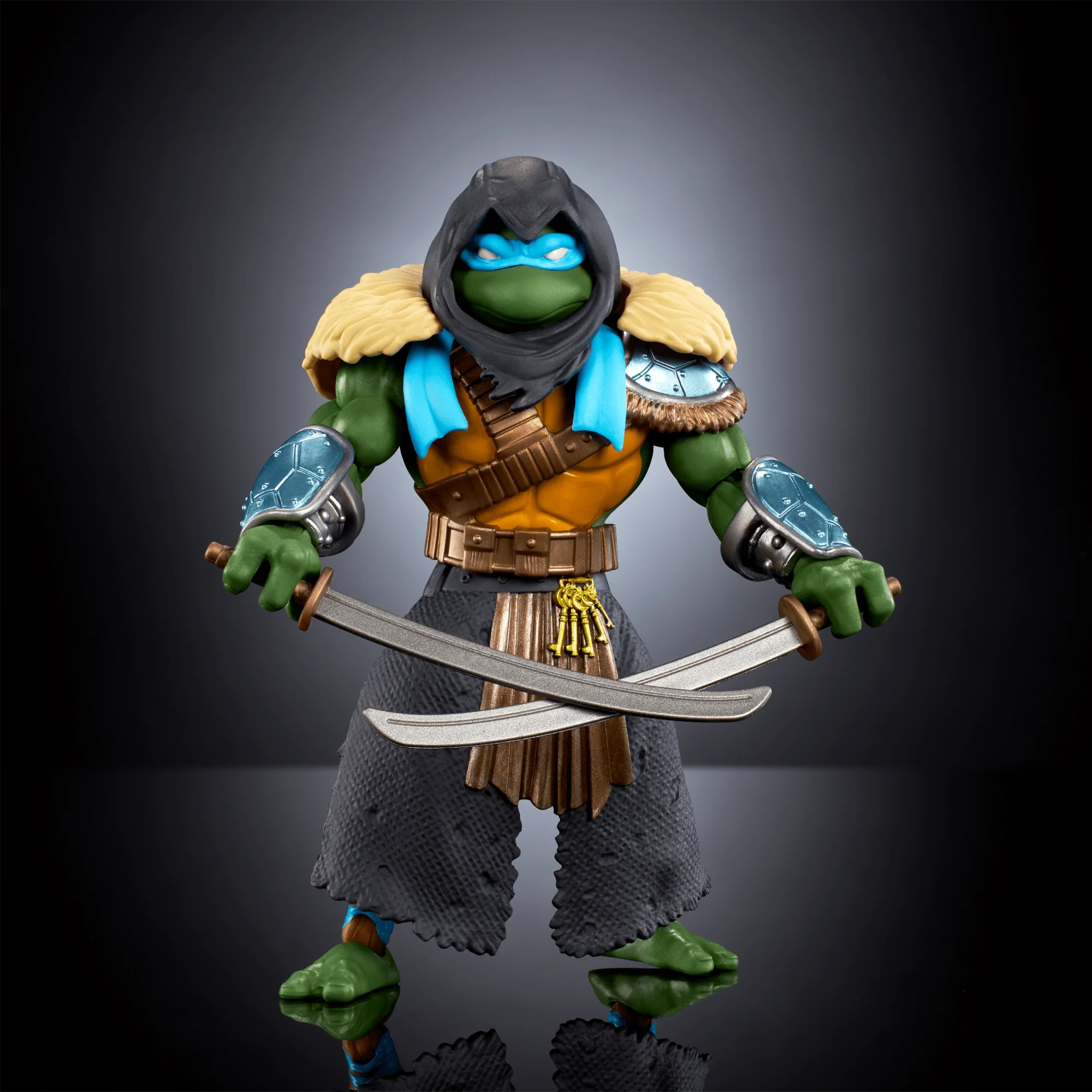 MOTU Origins Turtles Of Grayskull Stealth Ninja Leonardo Action Figure Toy, TMNT Masters Of Universe