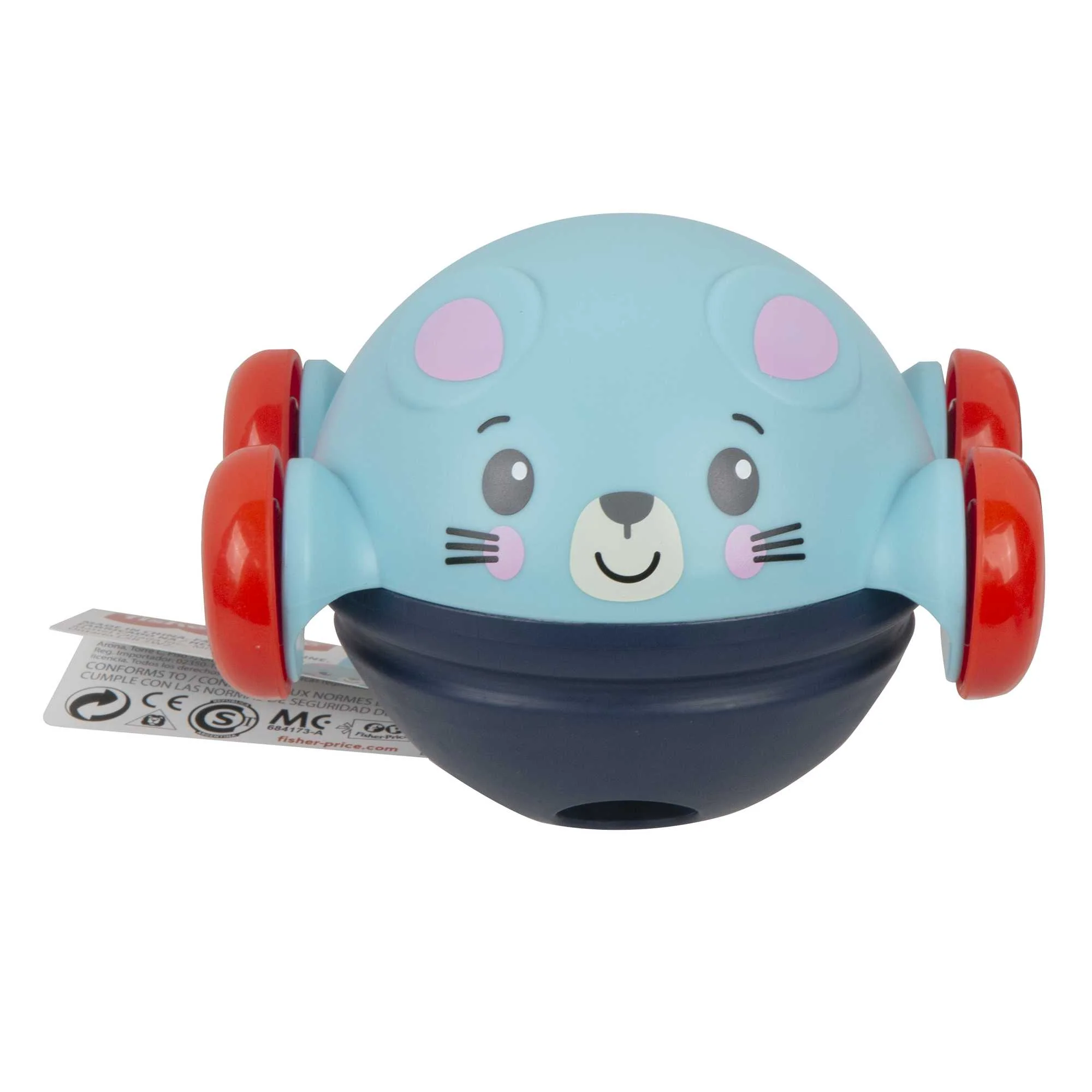 Fisher-Price Roll Pop & Zoom Friends Baby Crawling Toy Collection, Characters May Vary