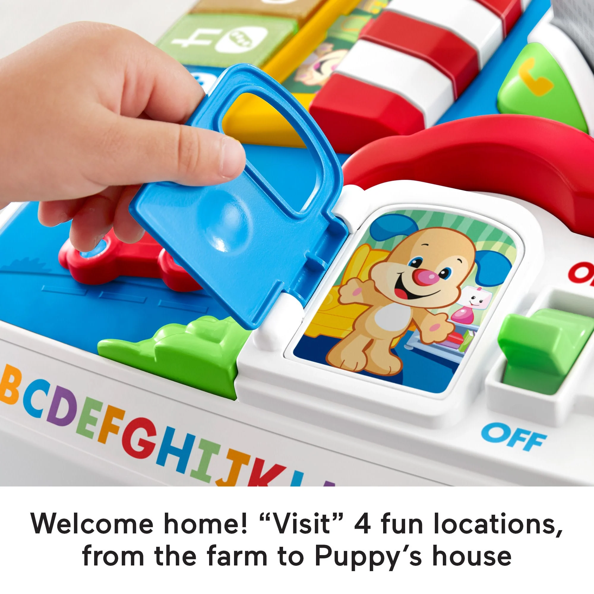 Fisher-Price Laugh & Learn Around the Town Learning Table Baby & Toddler Toy With Music & Lights