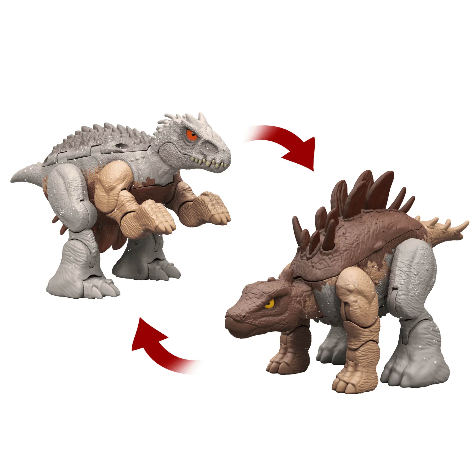 Jurassic World Kentrosaurus To indominus Rex Dinosaur Transforming Toy, Double Danger