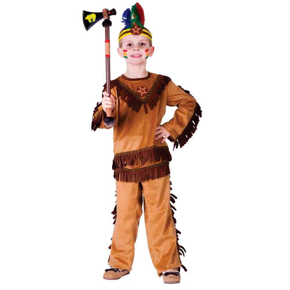 Indian Warrior Costume for Boys