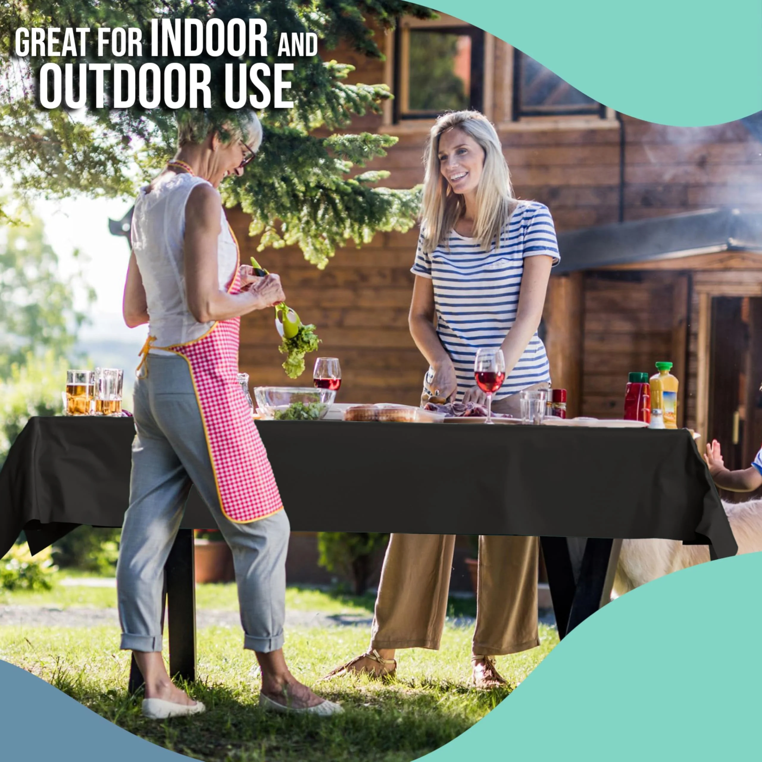 40 In. x 300 Ft. Premium Black Table Roll