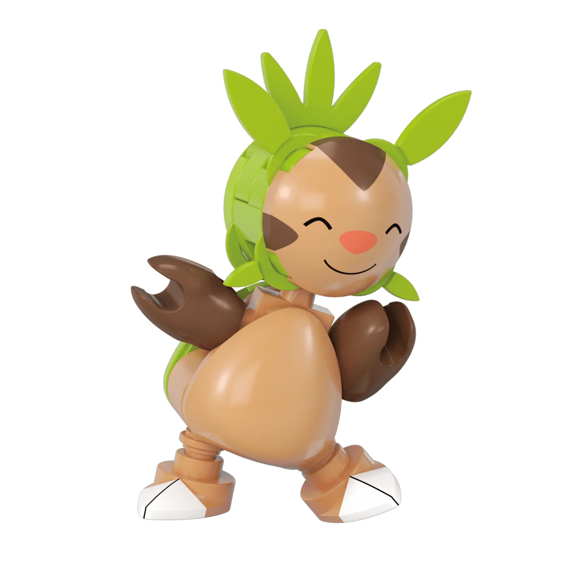 MEGA Pok��mon Chespin Building Toy Kit, Poseable Action Figure (23 Pieces) For Kids