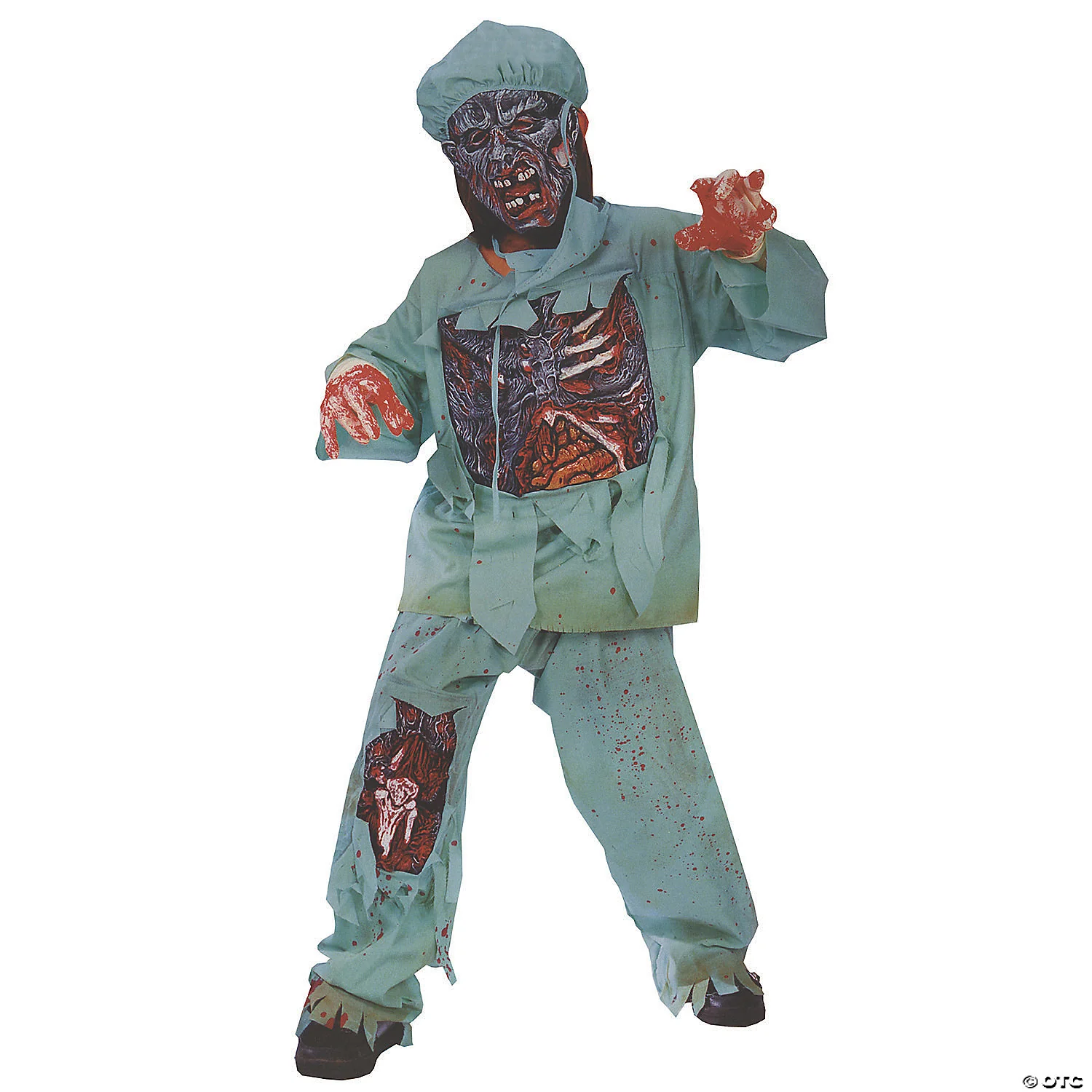 Boy's Zombie Doctor Costume - Large