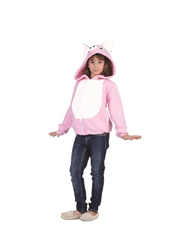 Penelope Pig Hoodie - Child Large