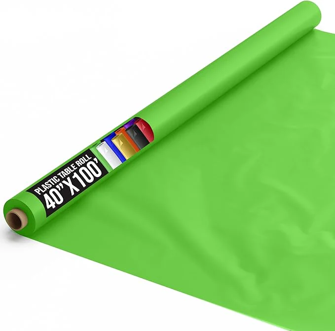 40 In. x 100 Ft. Lime Green Table Roll