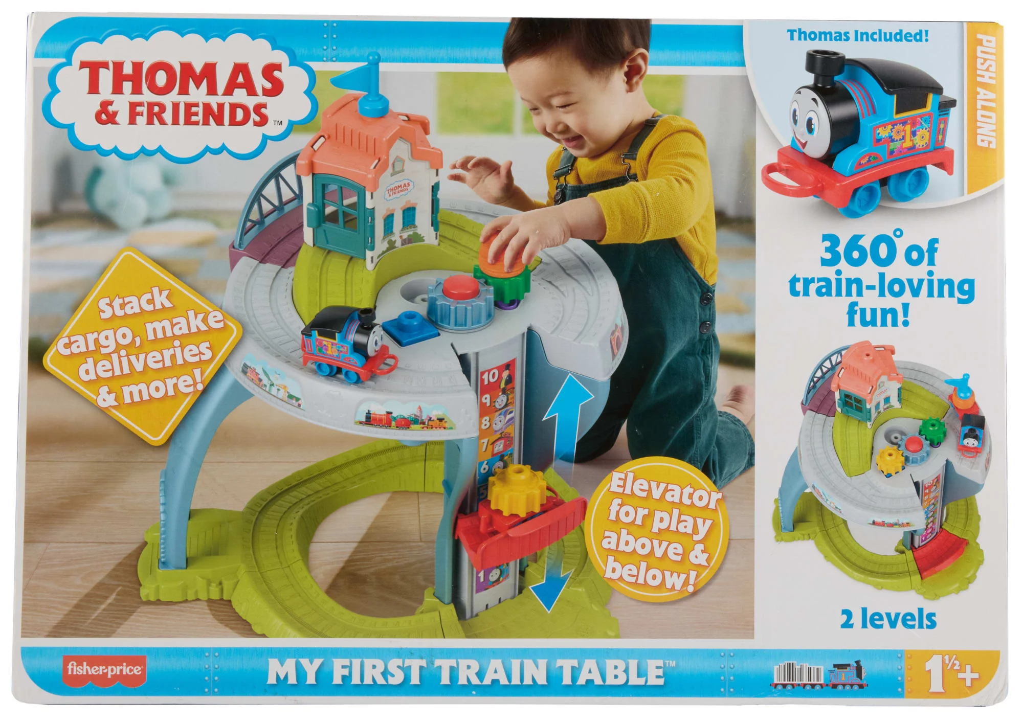 Thomas & Friends My First Train Table Toddler Toy With Track & Fine Motor Activities
