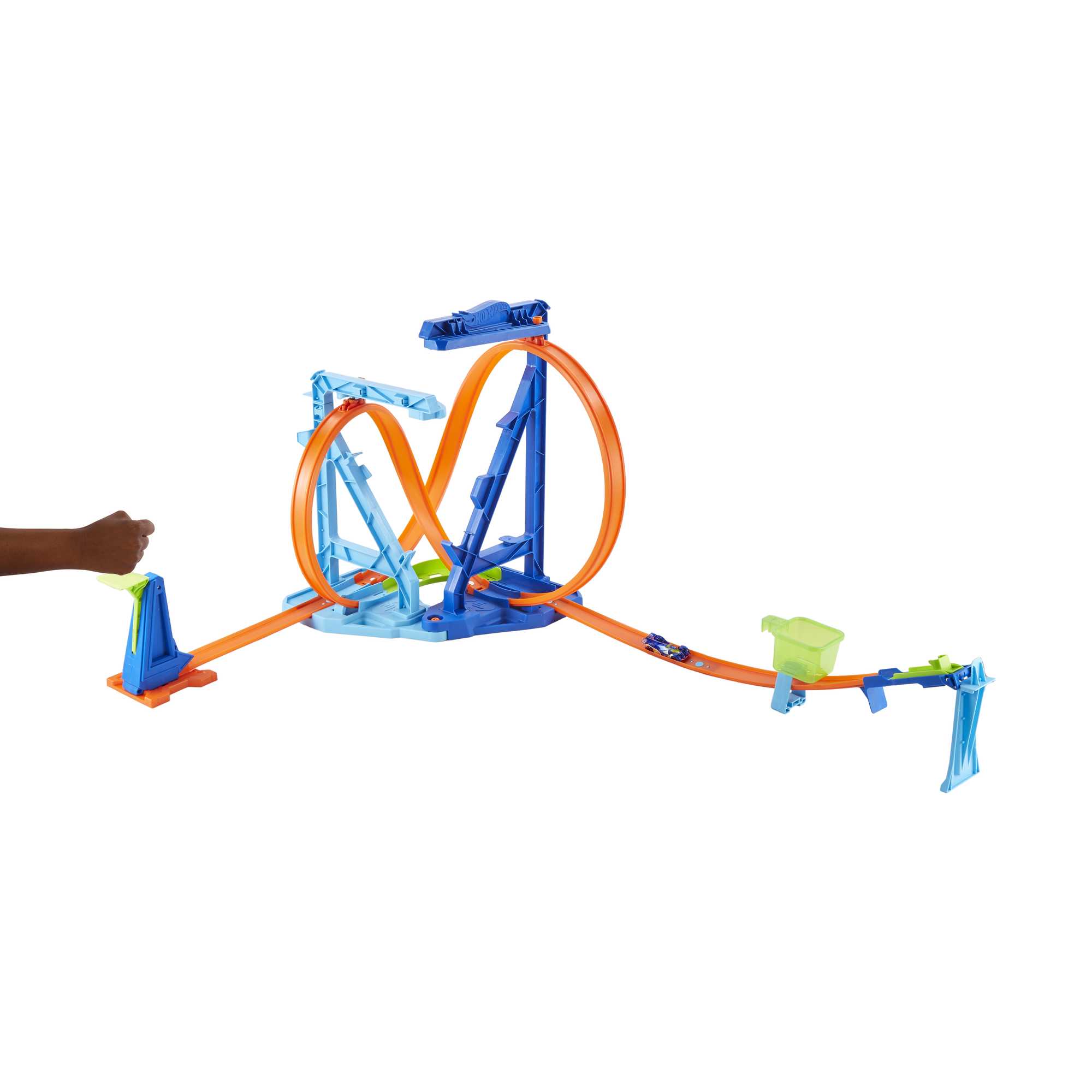 Hot Wheels Track Set And 1 Hot Wheels Car, Infinity Loop Track Kit
