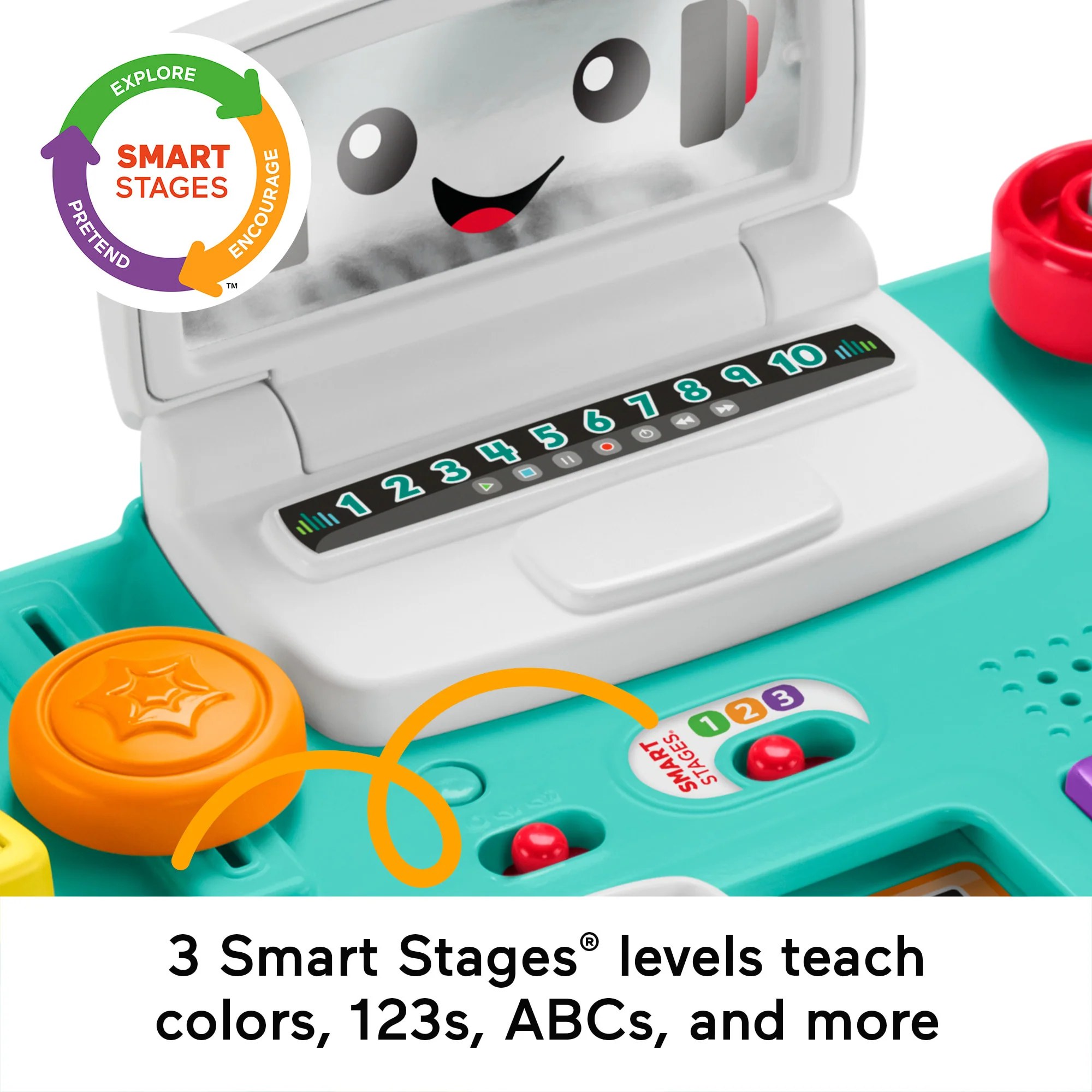 Fisher-Price Laugh & Learn Mix & Learn DJ Table, Musical Learning Toy For Baby & Toddler