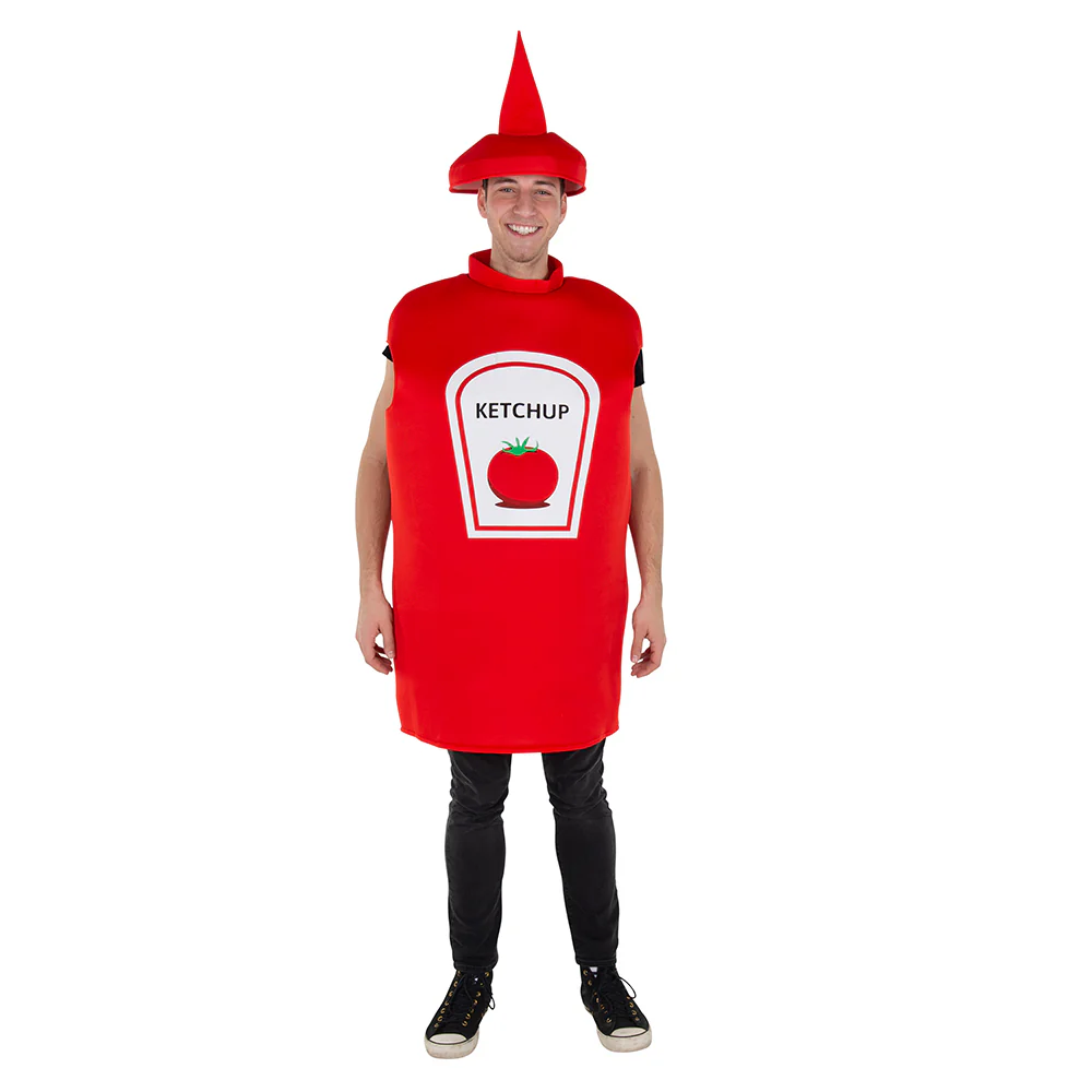 Fun Ketchup Bottle Costume
