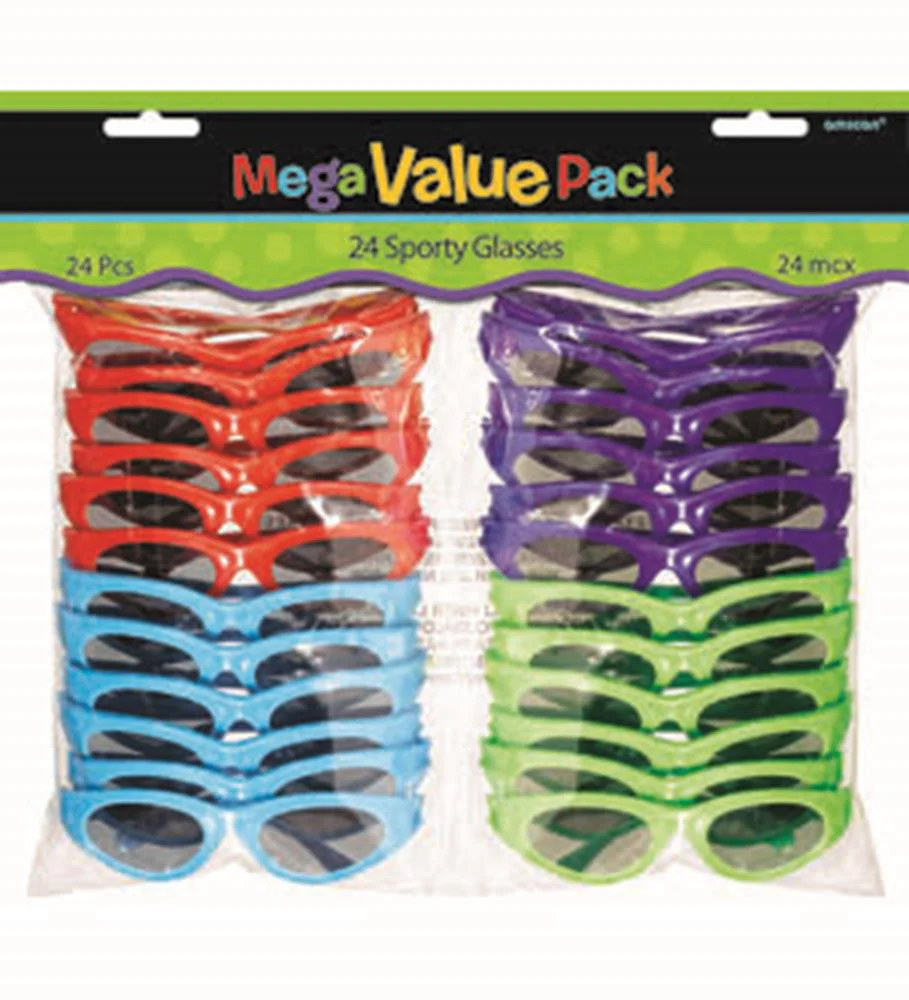 Sporty Glasses Mega Value Pack 22ct