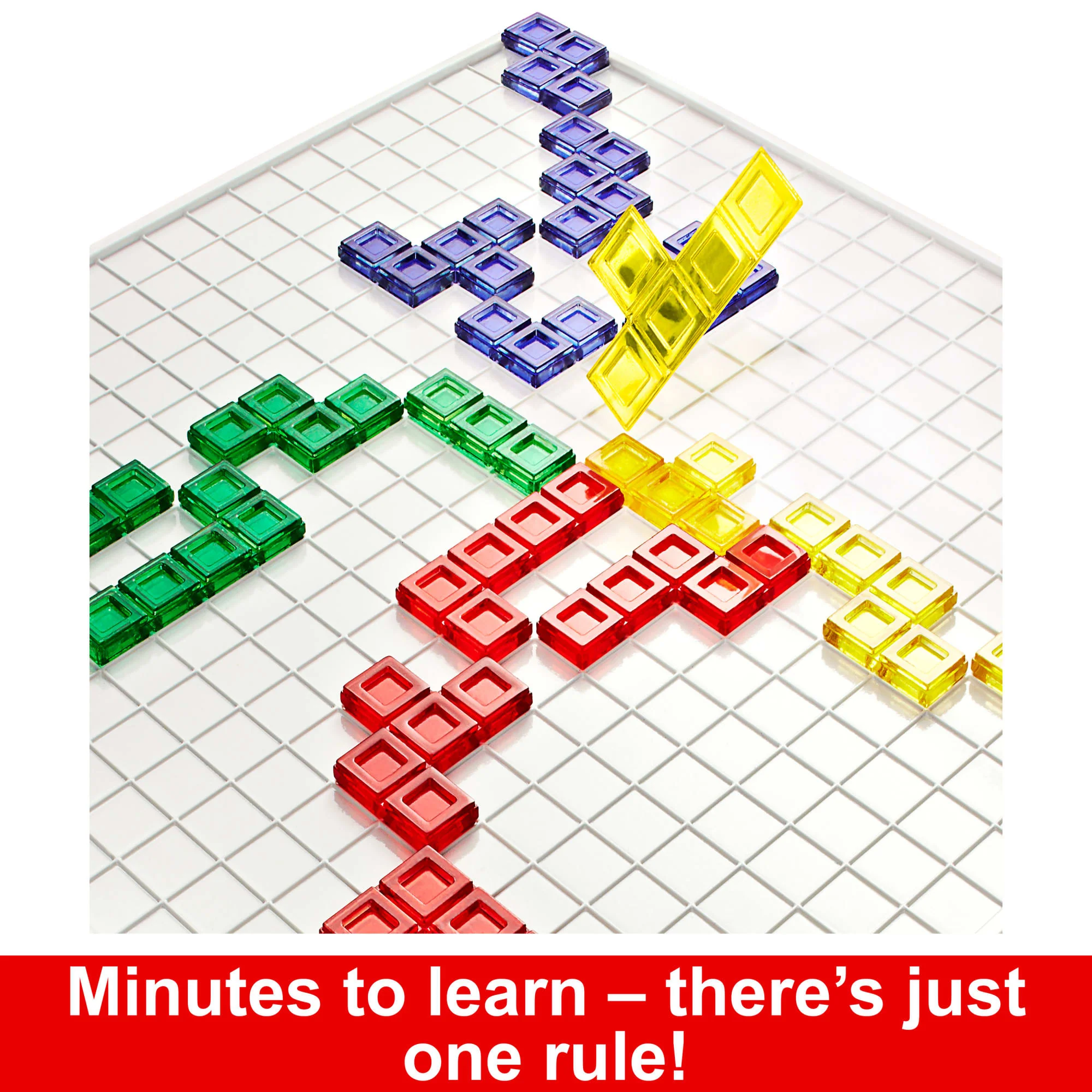Blokus Strategy Board Game, Family Game For Kids & Adults With Colorful Pieces & Just One Rule
