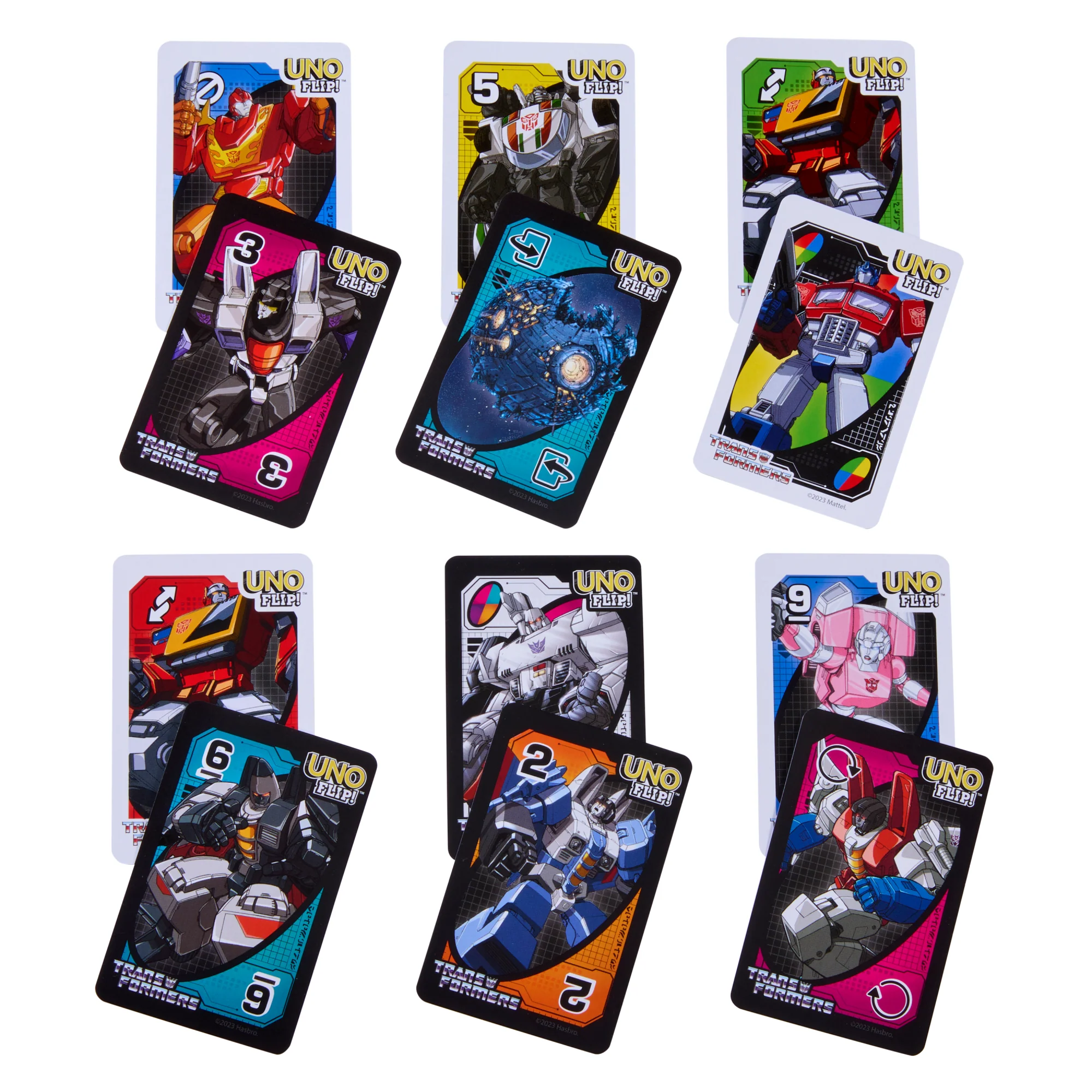 UNO Flip Transformers Card Game For Kids & Family Night