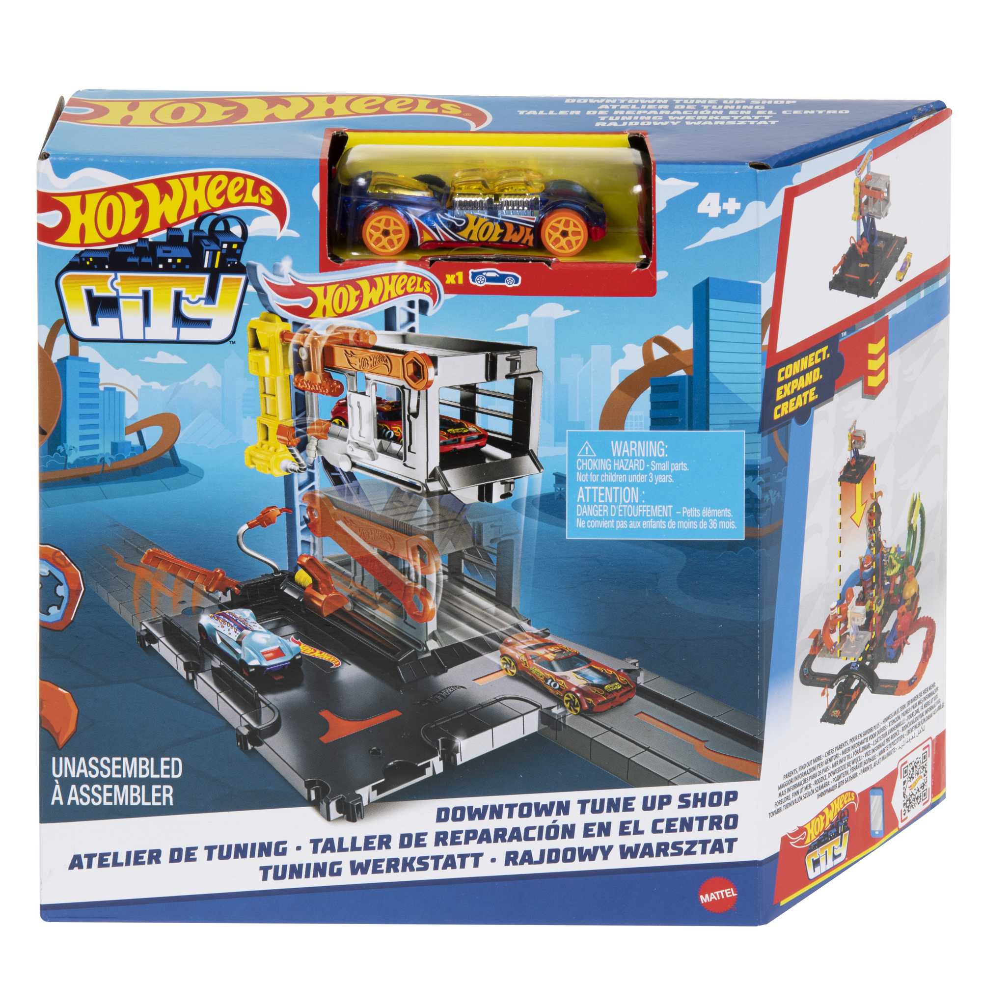 Hot Wheels City Downtown Repair Station Playset