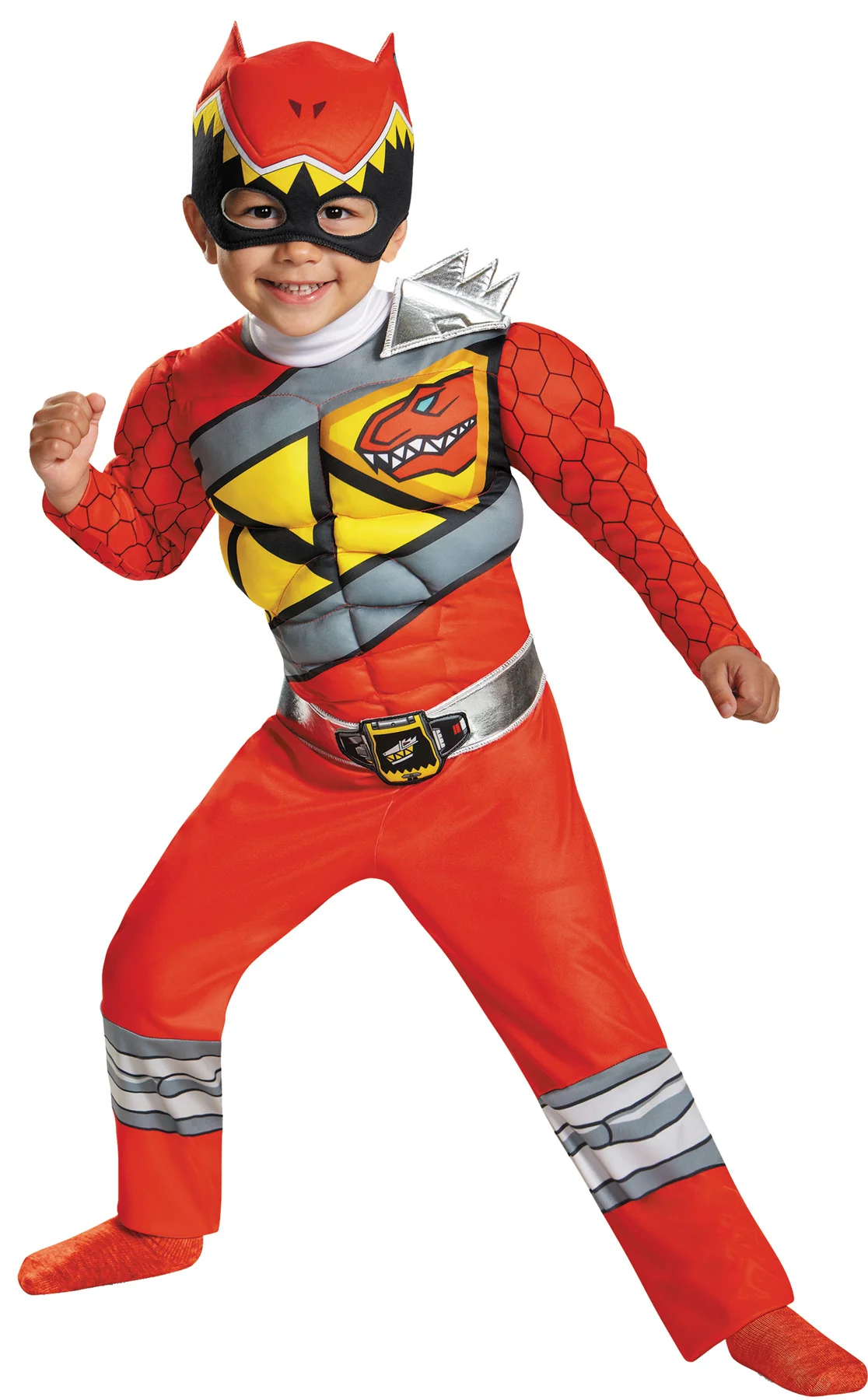 Boy's Red Ranger Muscle Costume