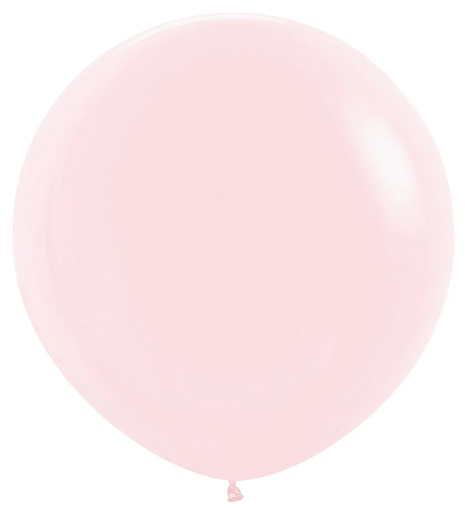 36 inch Sempertex Pastel Matte Pink Latex Balloons 10ct