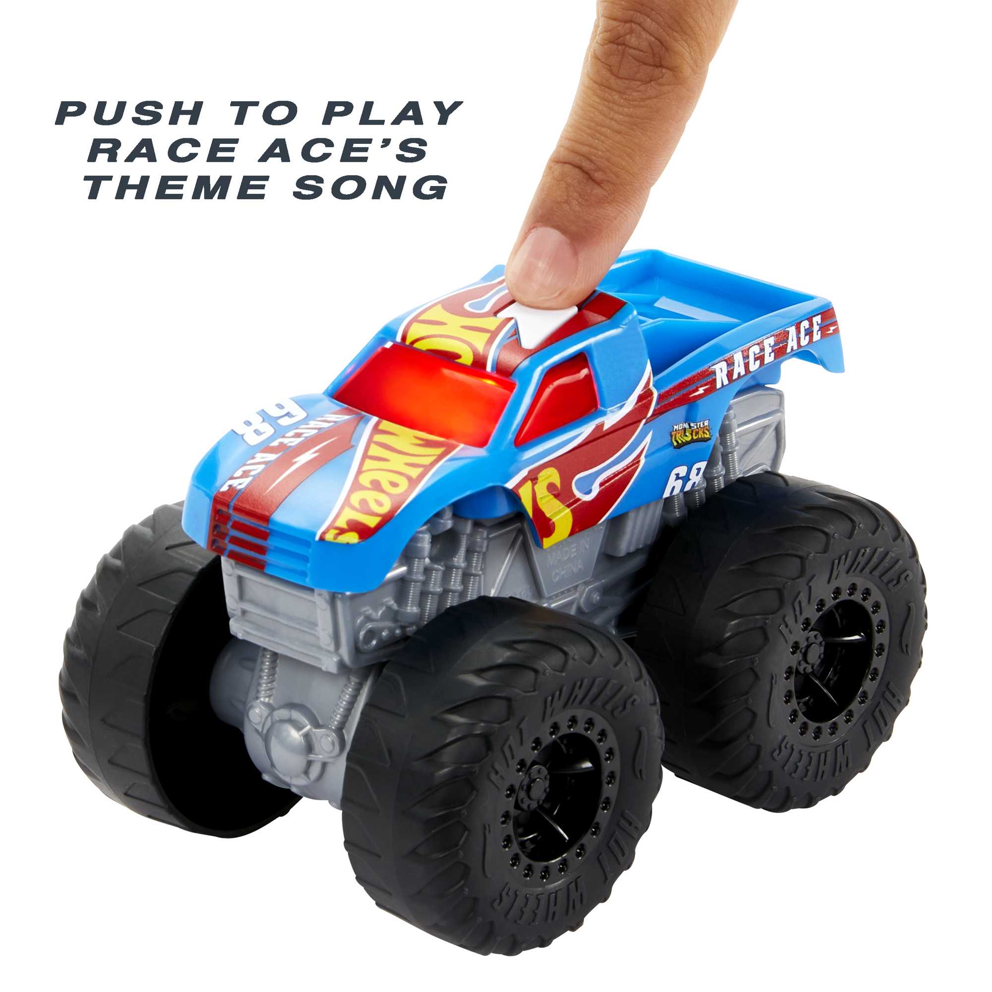 Hot Wheels Monster Trucks Roarin�� Wreckers Trucks, With Lights & Sounds