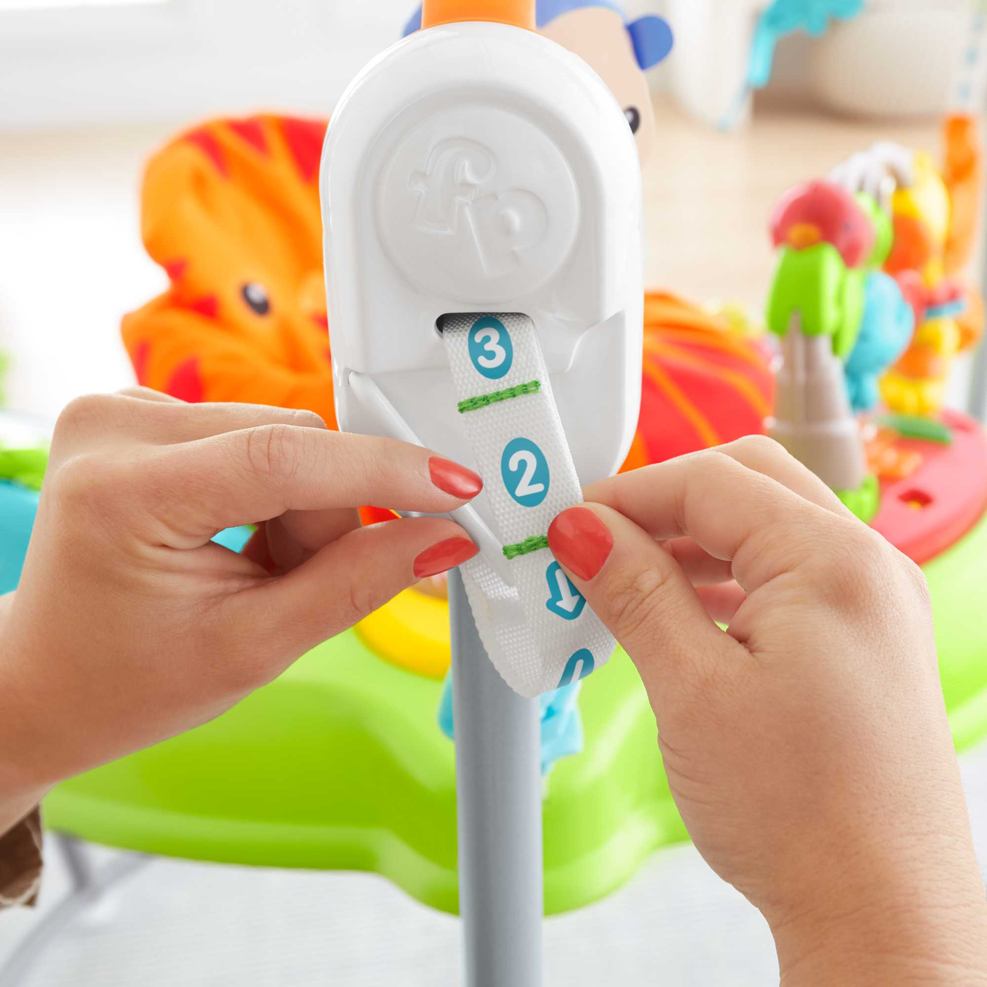 Fisher-Price Tiger Time Jumperoo With Music, Lights & Sounds