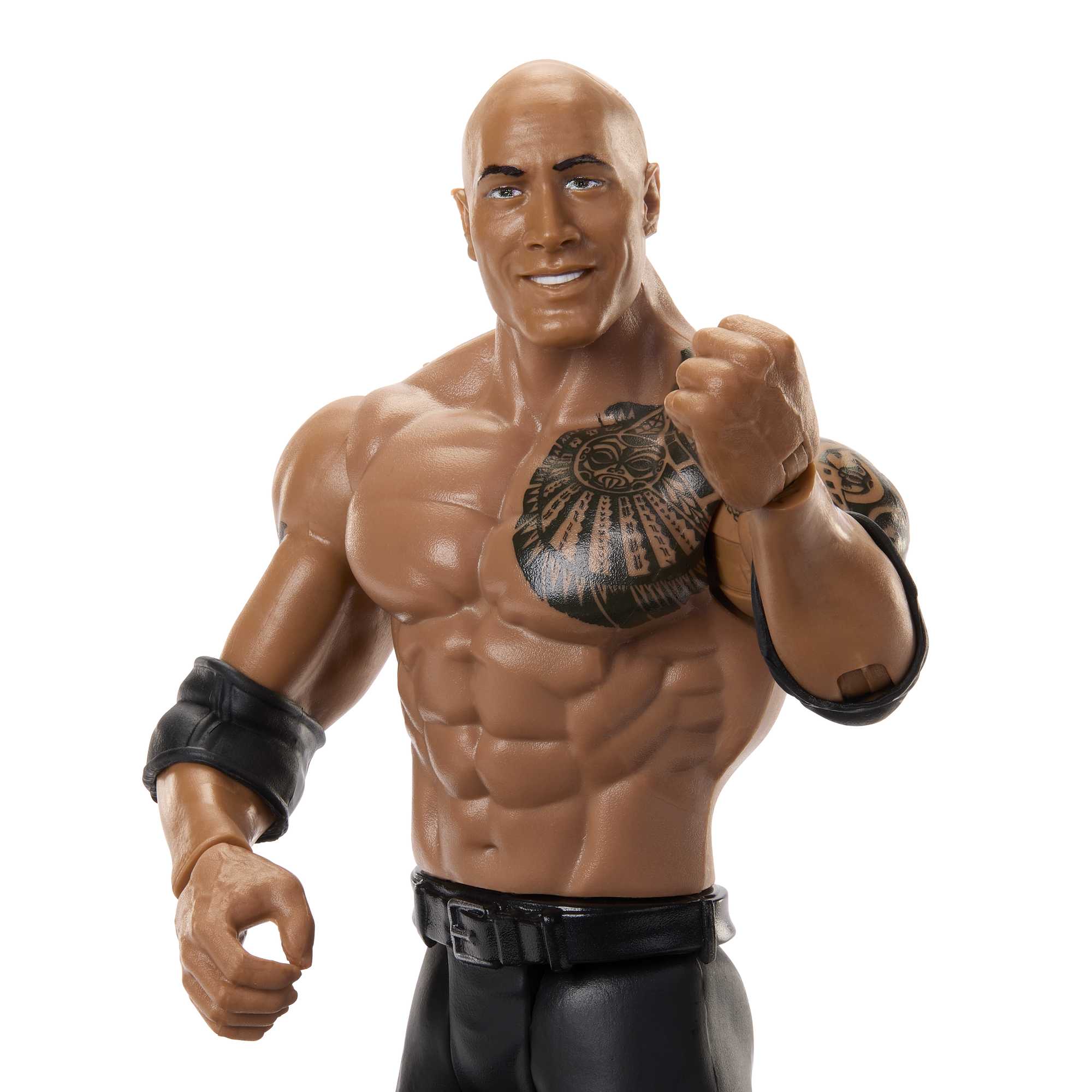 WWE Top Picks The Rock Action Figure, Collectible WWE Toys