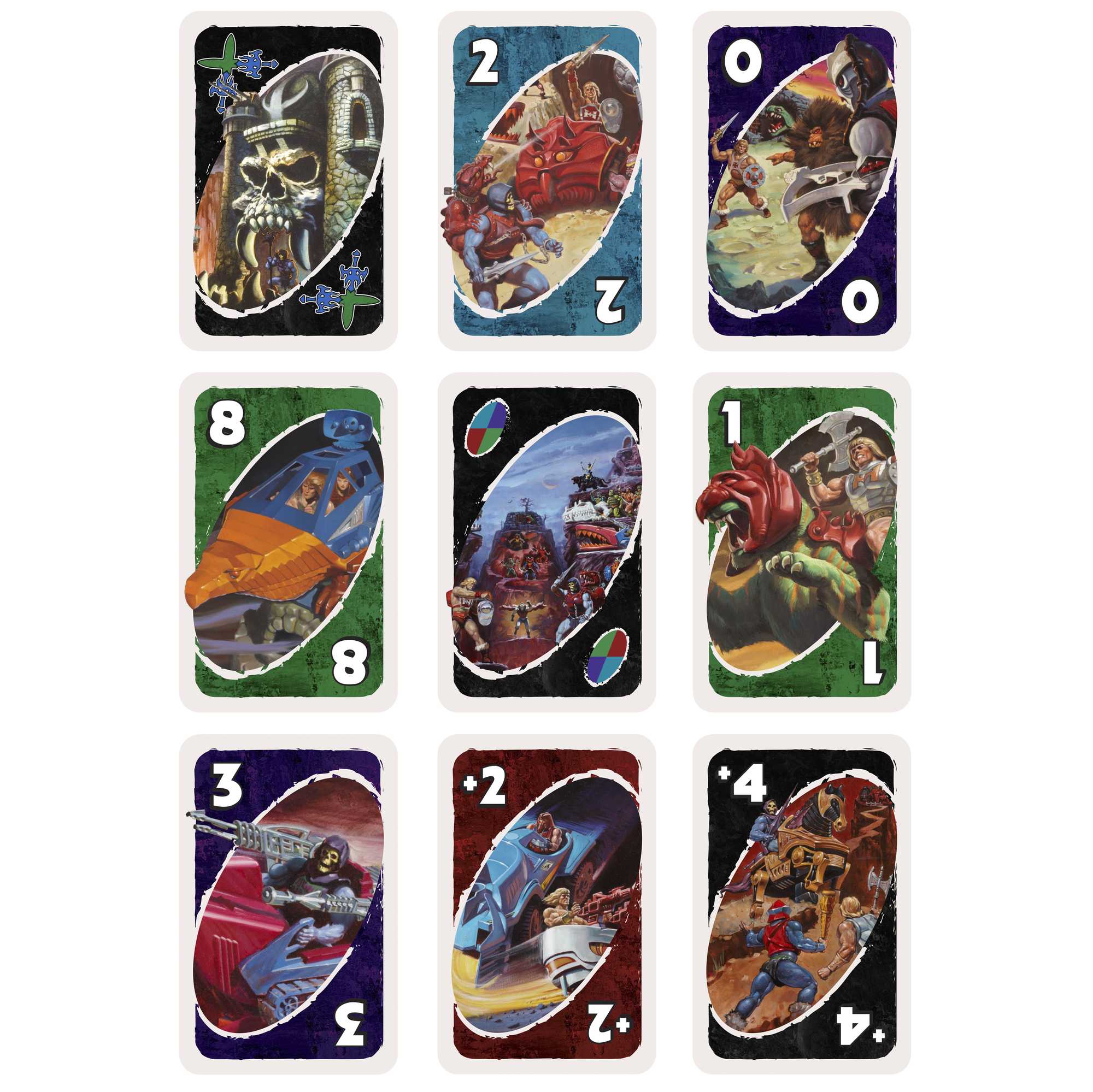 UNO Masters Of the Universe Card Game For Players 7 Years Old & Up