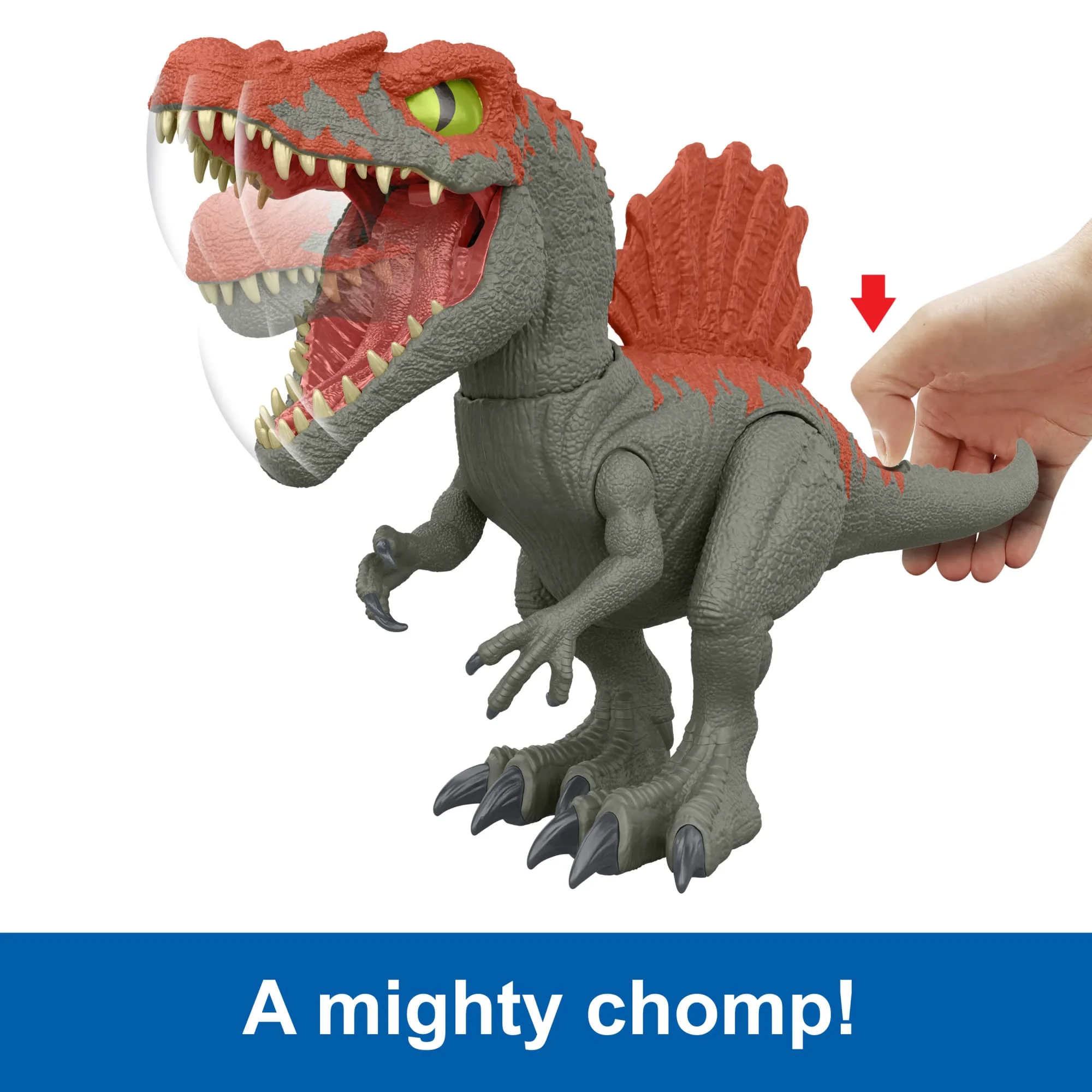 Jurassic World Crushivores Spinosaurus Cage Crasher Dinosaur Action Figure Unboxing Toy & Compounds