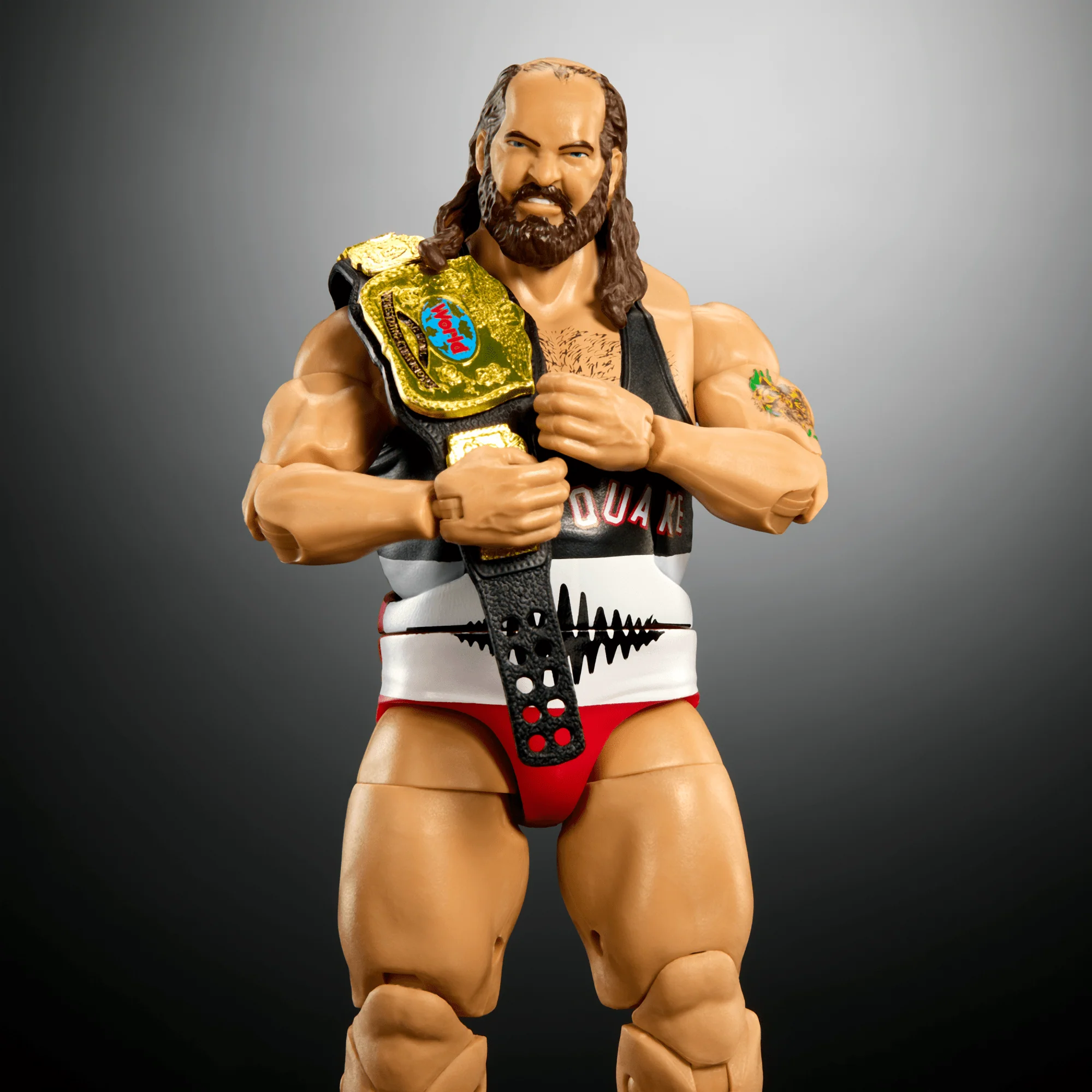 WWE Elite Earthquake Action Figure, 6-inch Collectible Superstar With Articulation & Accessories