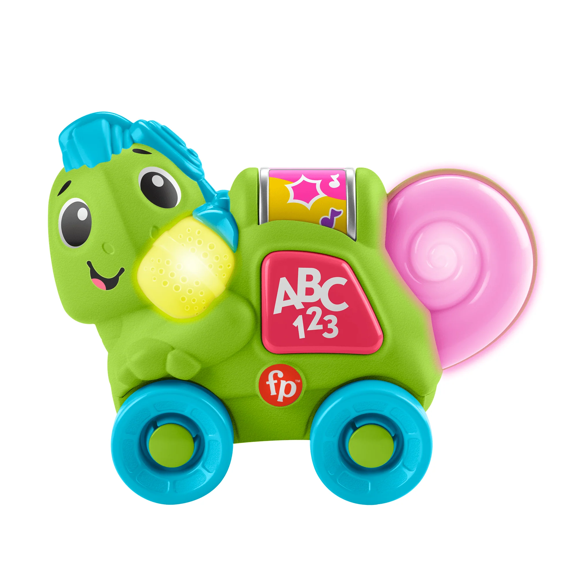 Fisher-Price Link Squad Crawl ��n Colors Chameleon Baby Learning Toy With Music & Lights