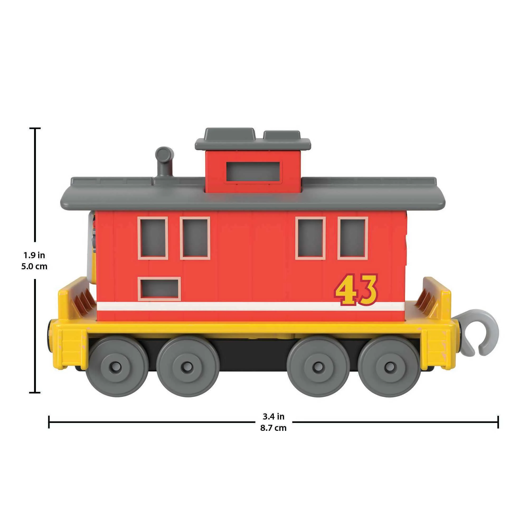 Thomas & Friends Toy Train, Brake Car Bruno Diecast Metal Push-Along Vehicle For Preschool Kids