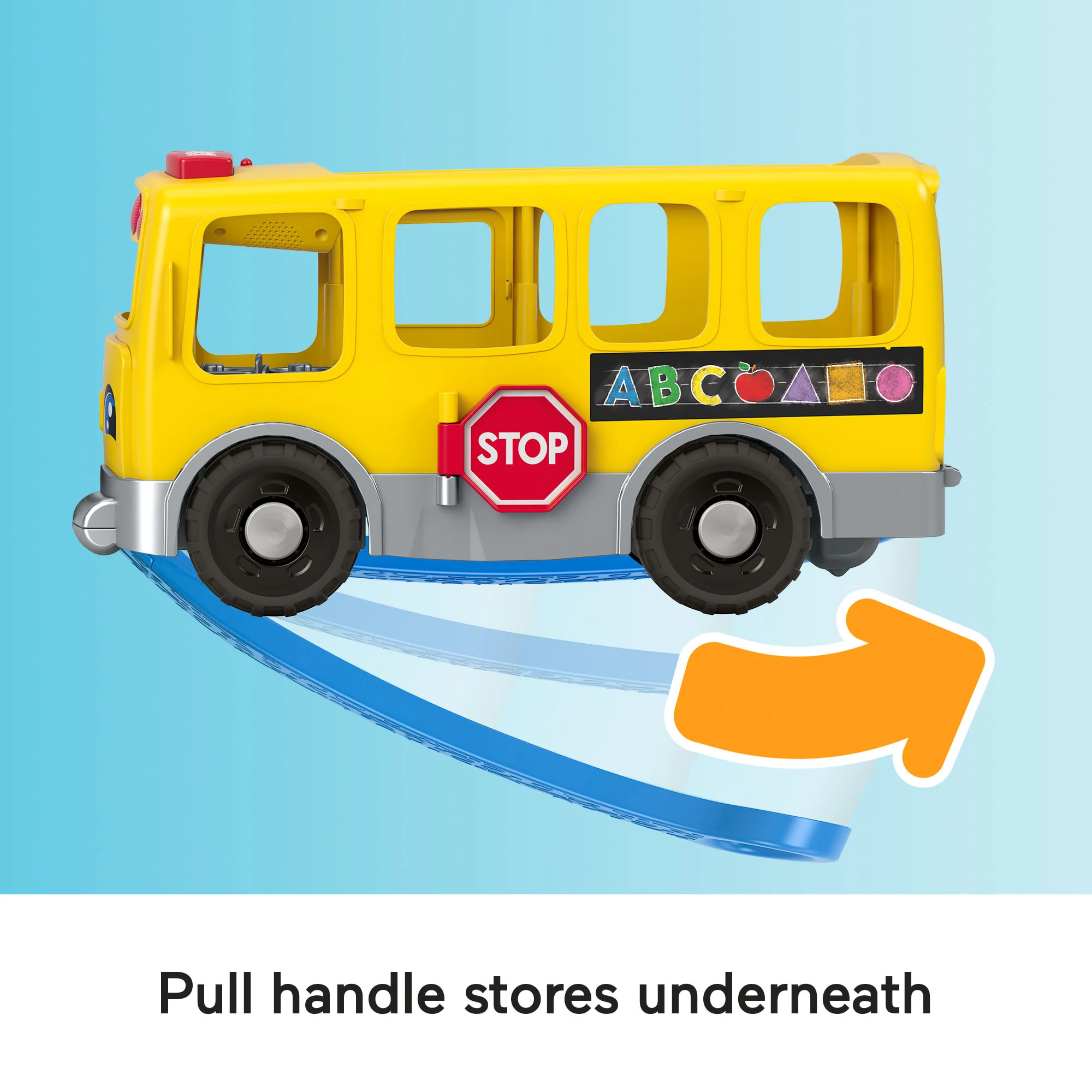 Little People Big Yellow School Bus, Musical Pull Toy