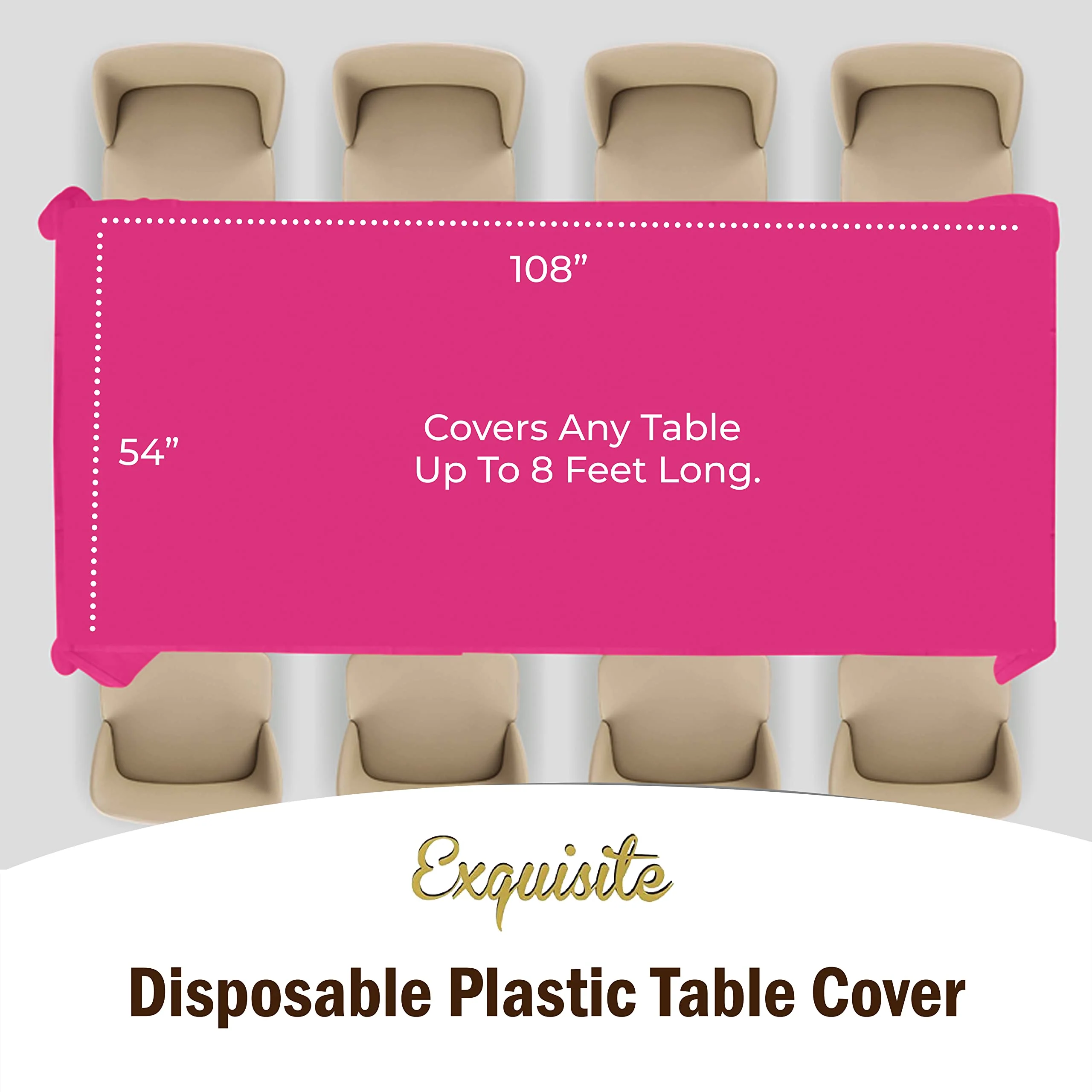 Hot Pink Table Cover