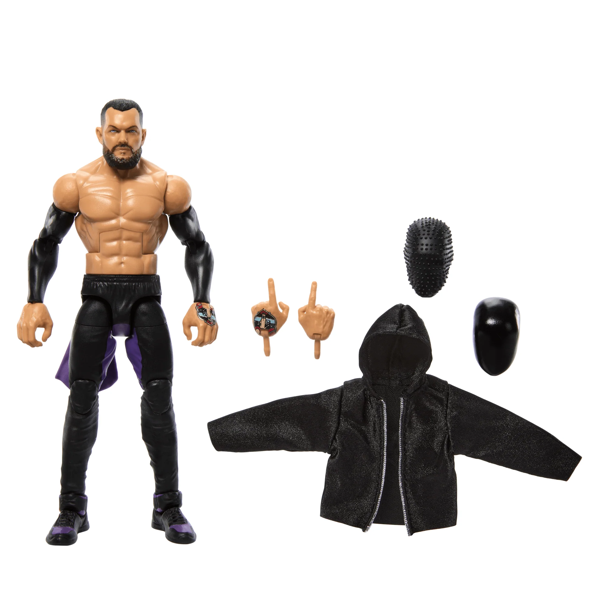 WWE Elite Finn Balor Action Figure, 6-inch Collectible Superstar With Articulation & Accessories