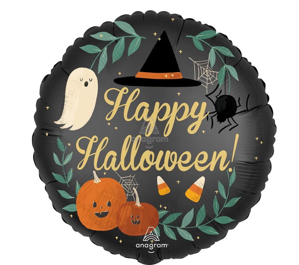 Anagram Halloween Nature in the Night Satin 18in Foil Balloon FLAT