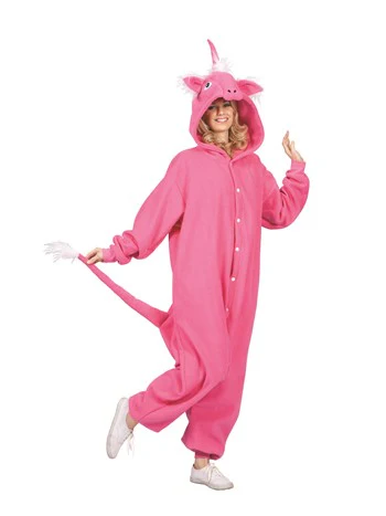 Adult Diva Unicorn Union Suit - Pink
