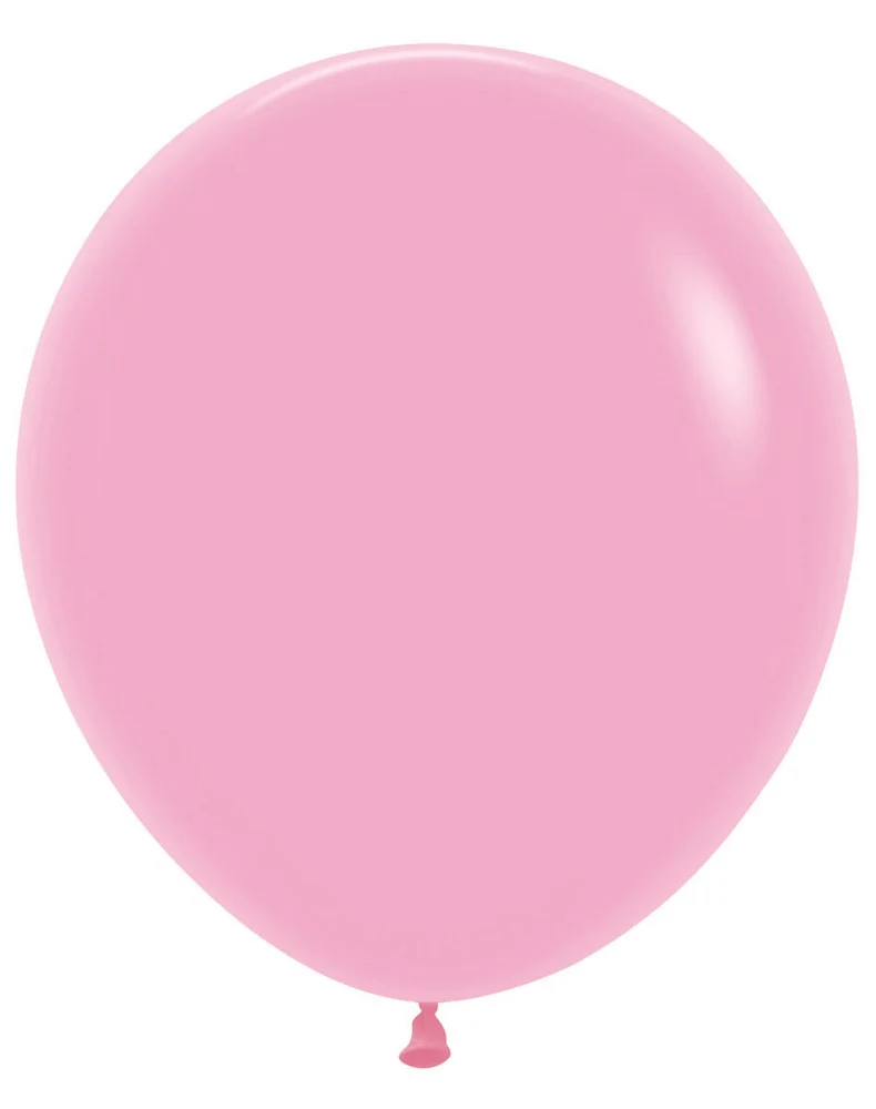 18 inch Sempertex Fashion Bubble Gum Pink Latex Balloons 25ct