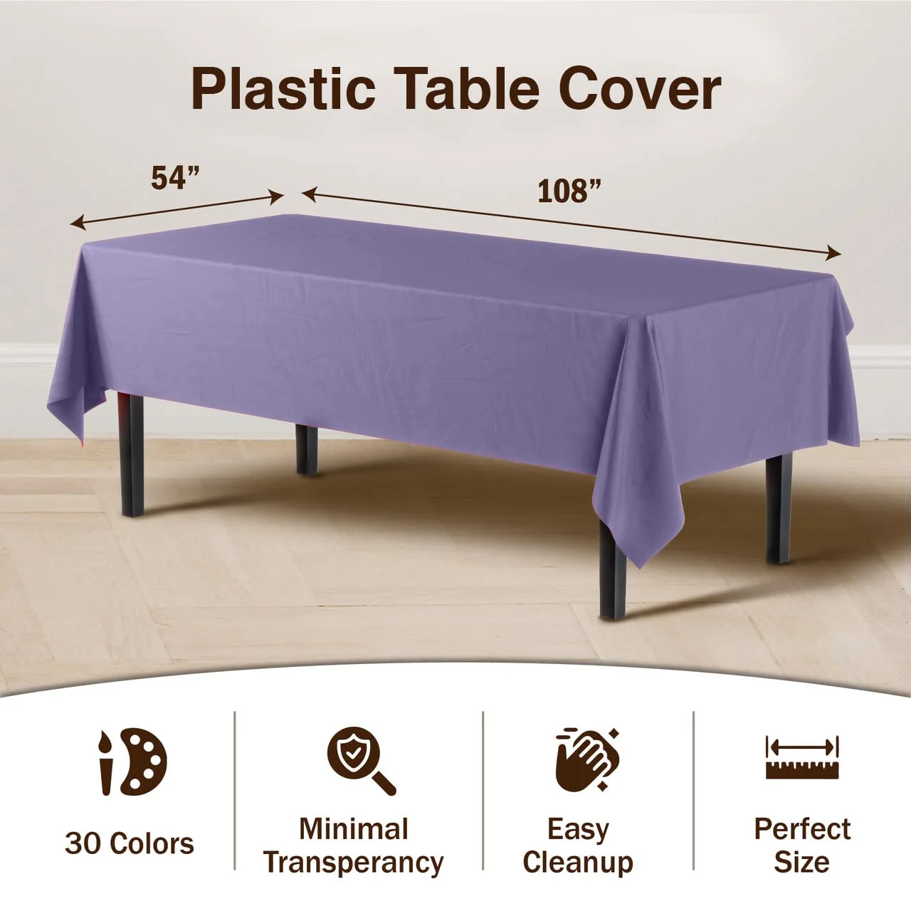 Premium Lavender Table Cover