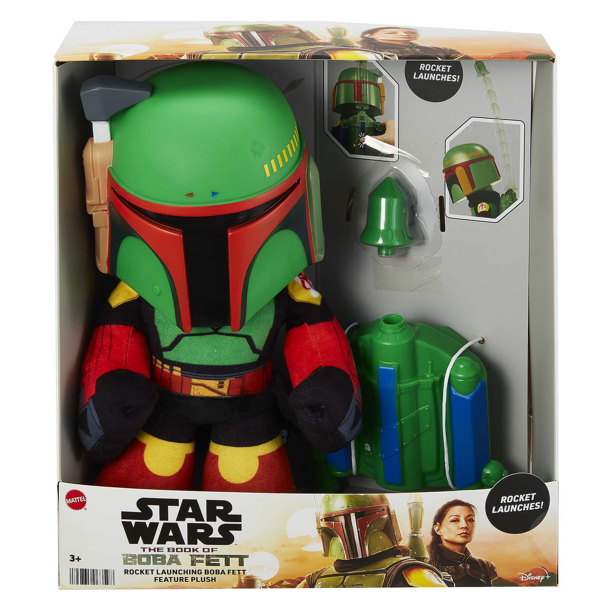 Star Wars Rocket Launching Boba Fett Feature Plush