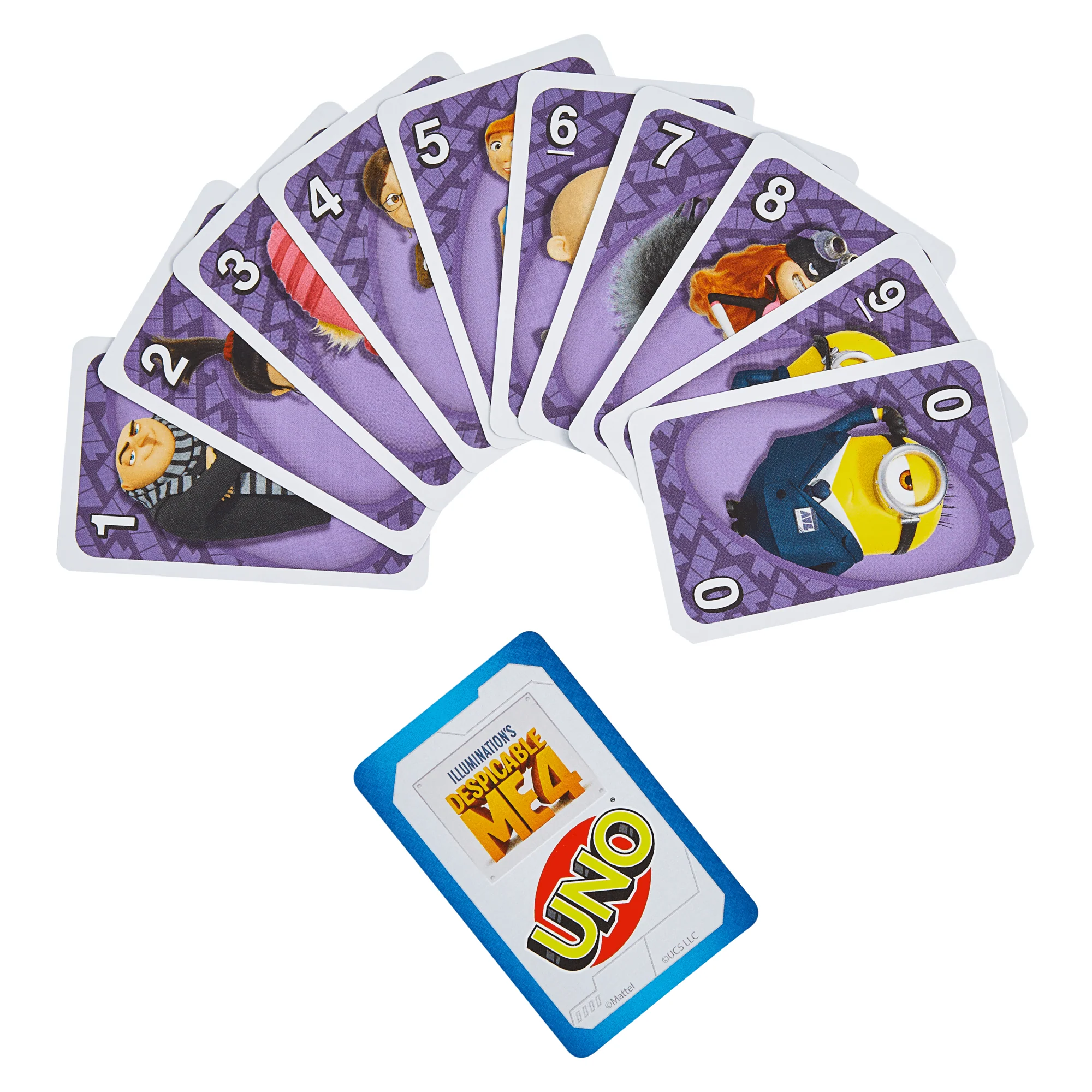 UNO Despicable Me 4 Card Game For Kids & Family Night