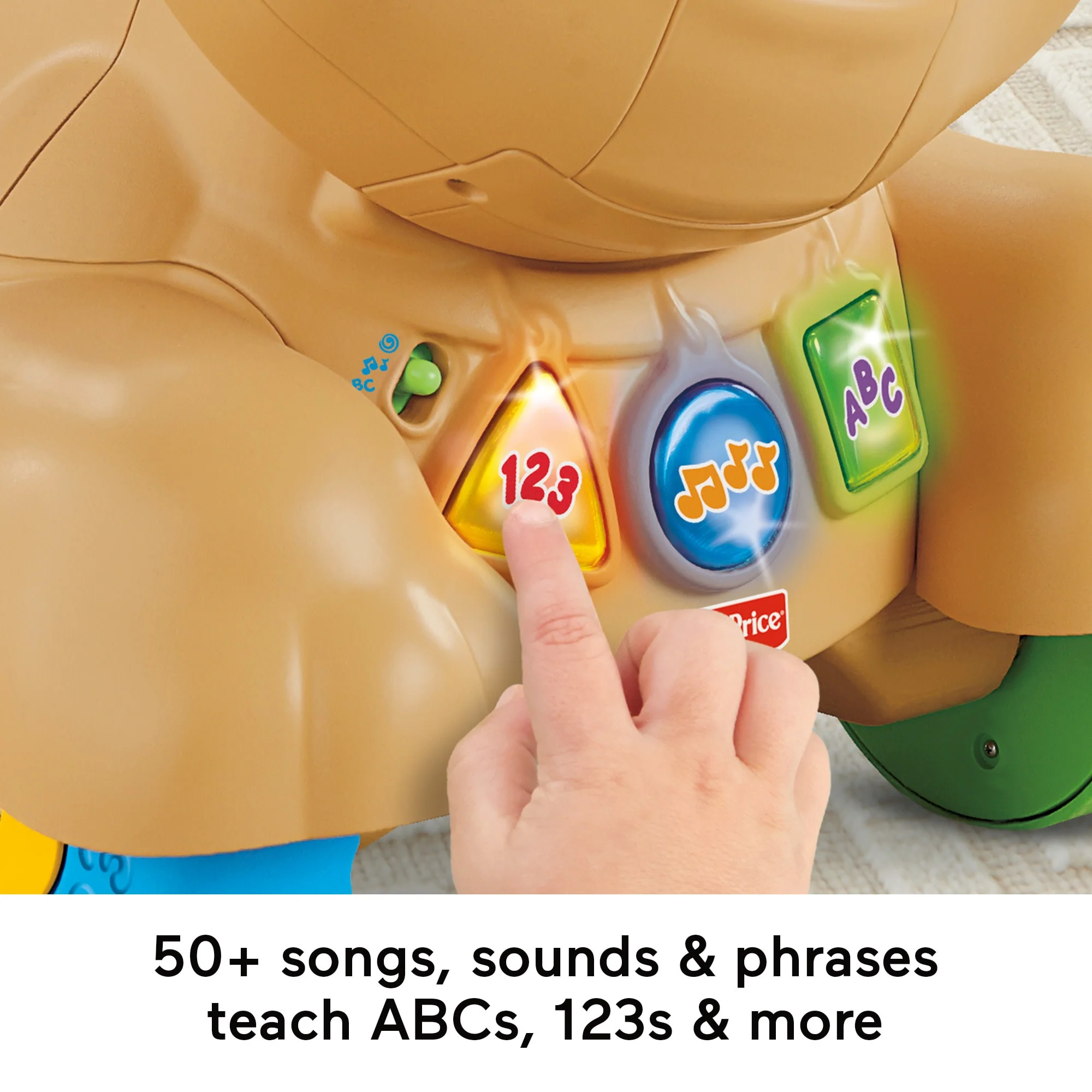 Fisher-Price Laugh & Learn Stride-To-Ride Puppy Musical Baby Walker & Toddler Ride-On Toy