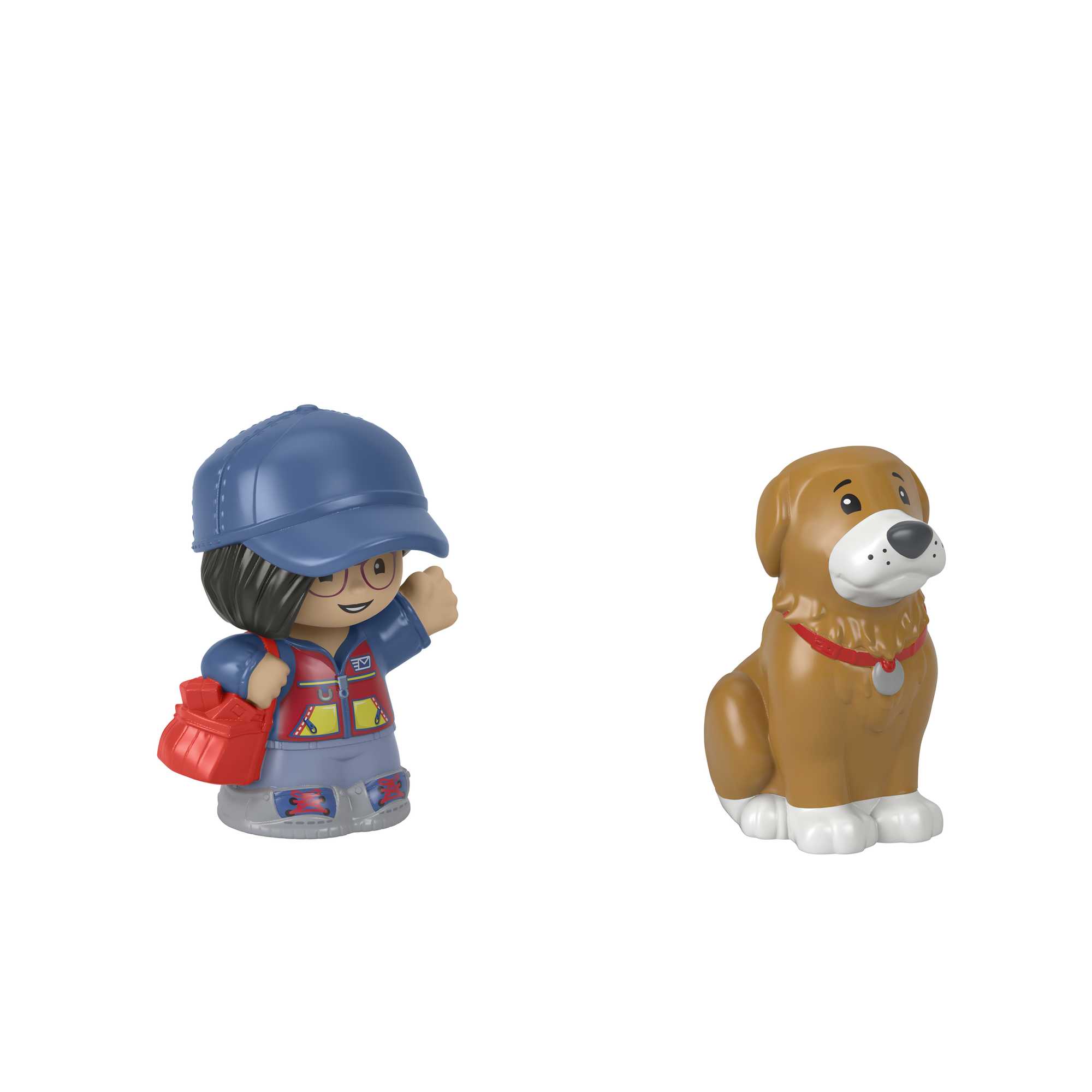 Fisher-Price Little People Mailperson And Dog