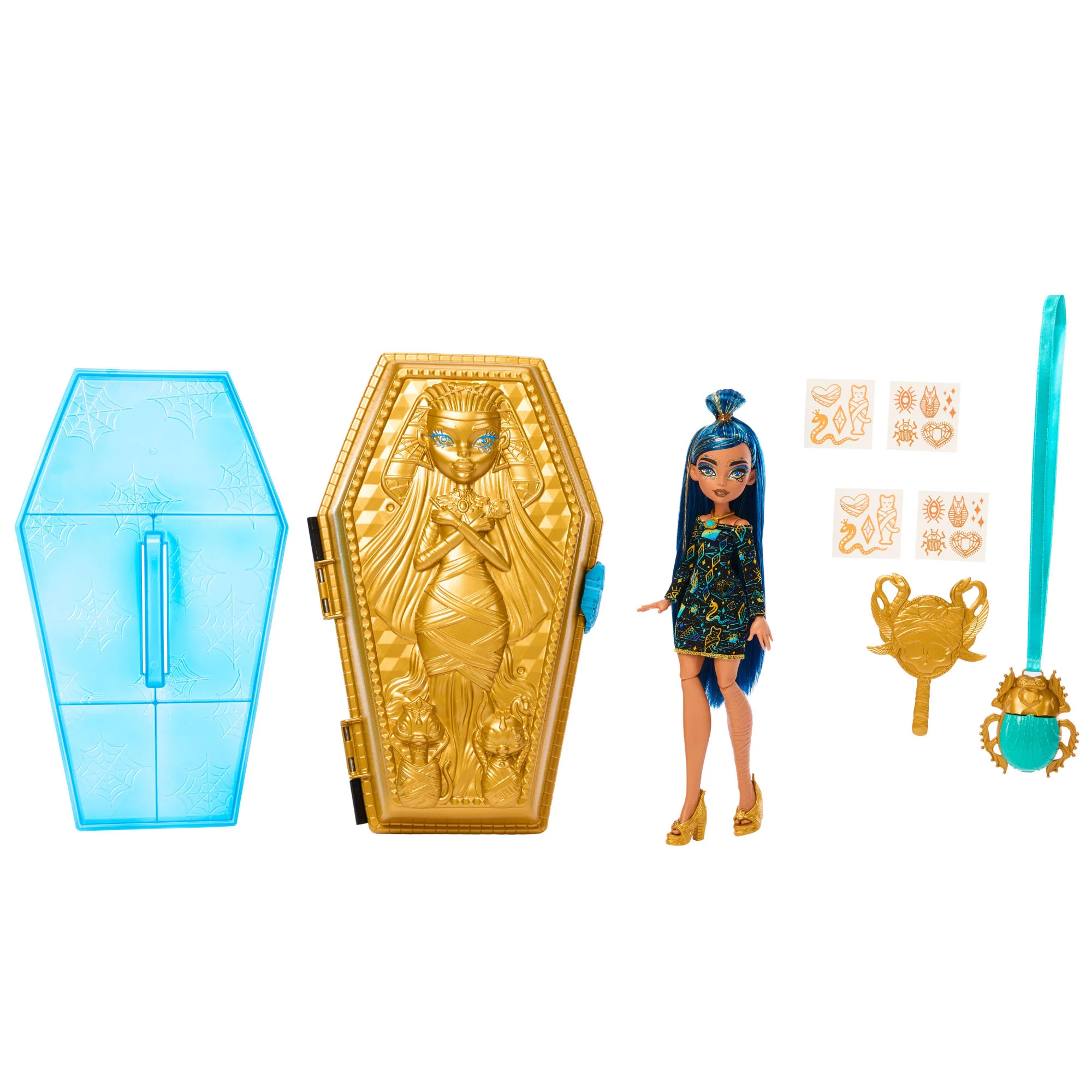 Monster High Cleo De Nile Doll And Boo-Jeweled Beauty Case With Accessories