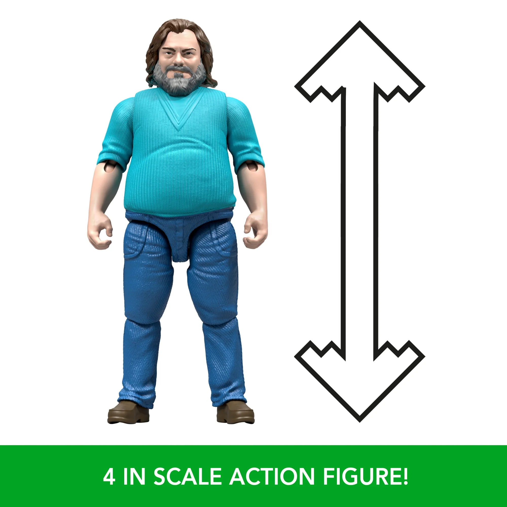 Minecraft Steve Action Figure & Accessories, 4-Inch Toy Set Inspired By A Minecraft Movie
