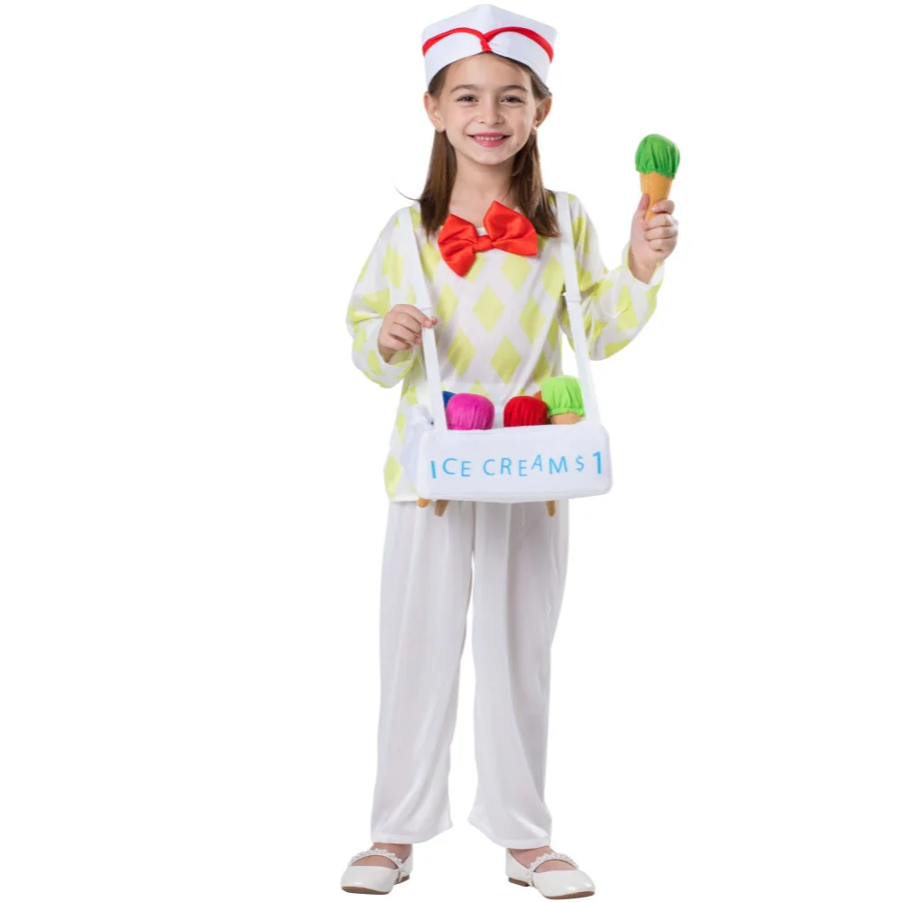 Ice Cream Vendor Costume for Kids