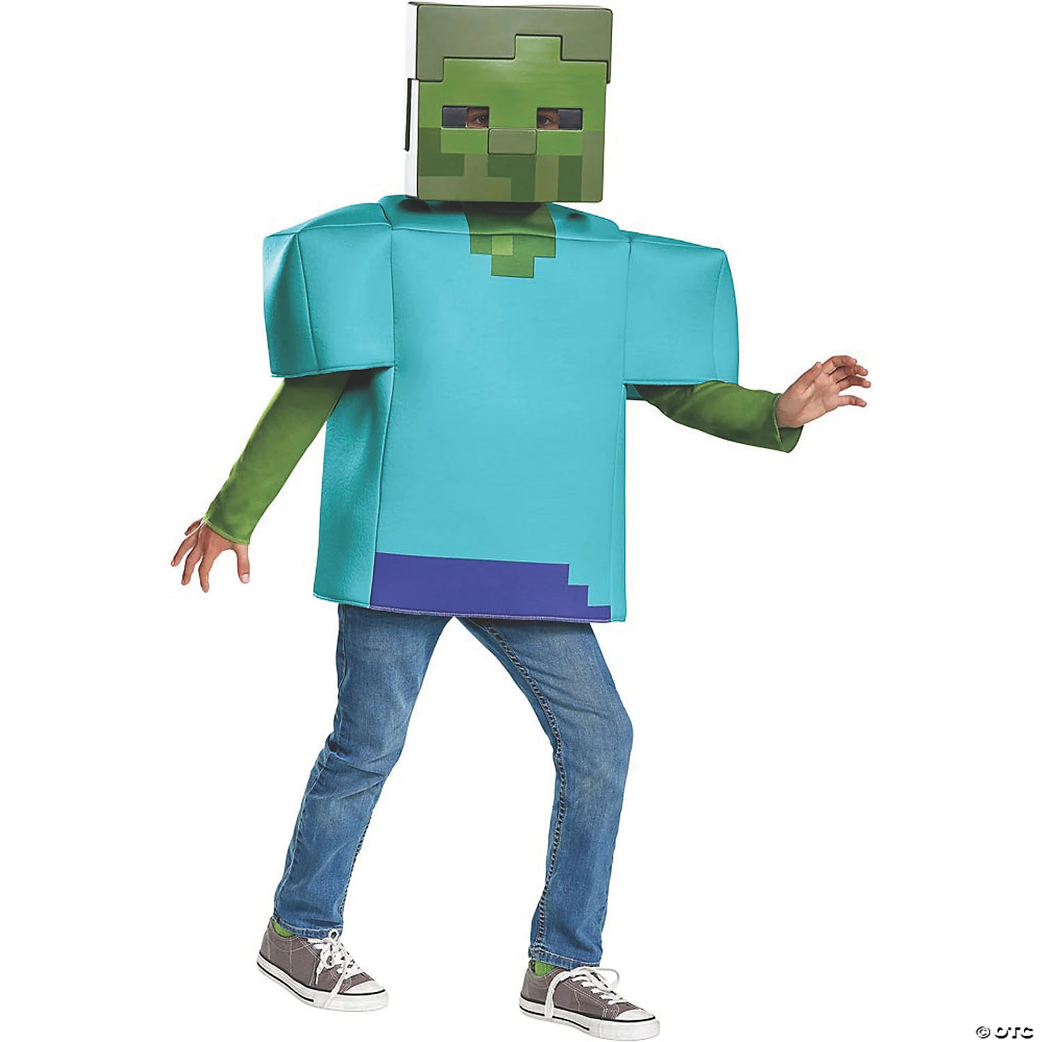 Kid��s Classic Minecraft Zombie Halloween Costume - Large