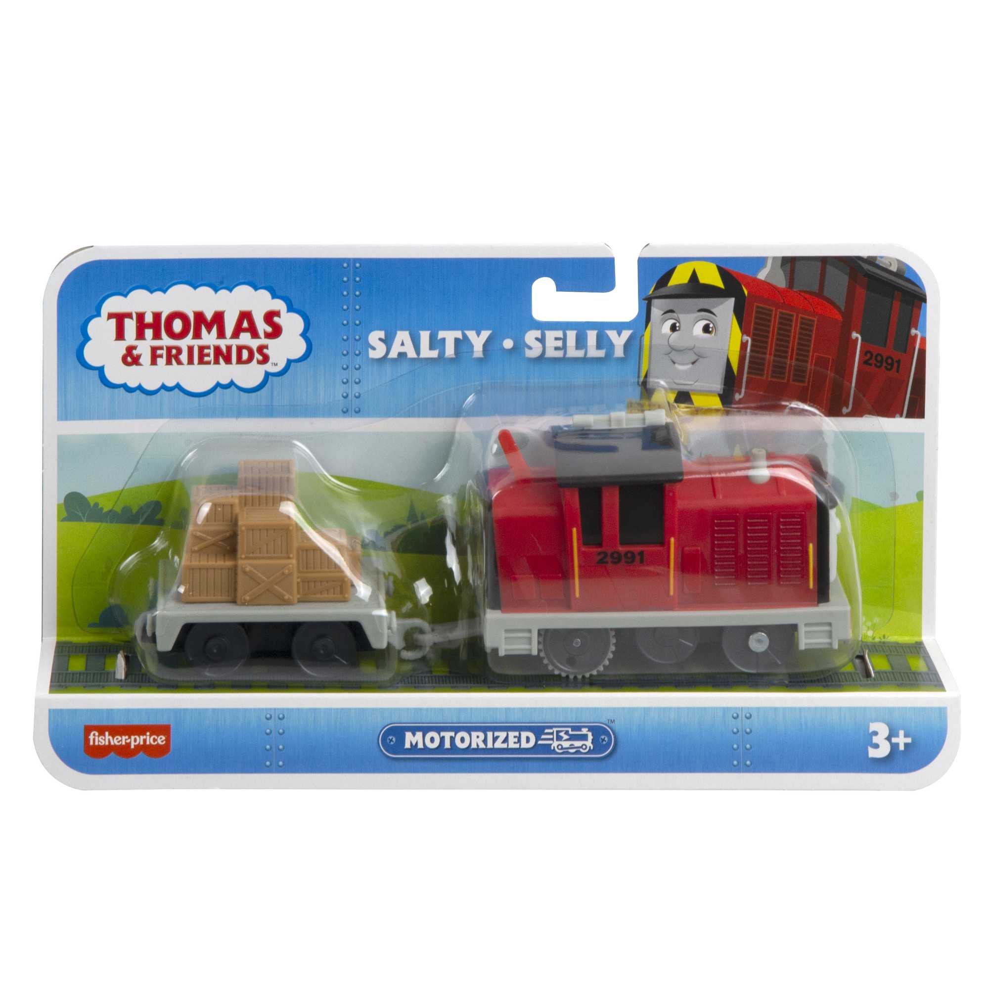 Thomas And Friends Salty Toy Train, Motorized Engine With Cargo For Preschool Kids